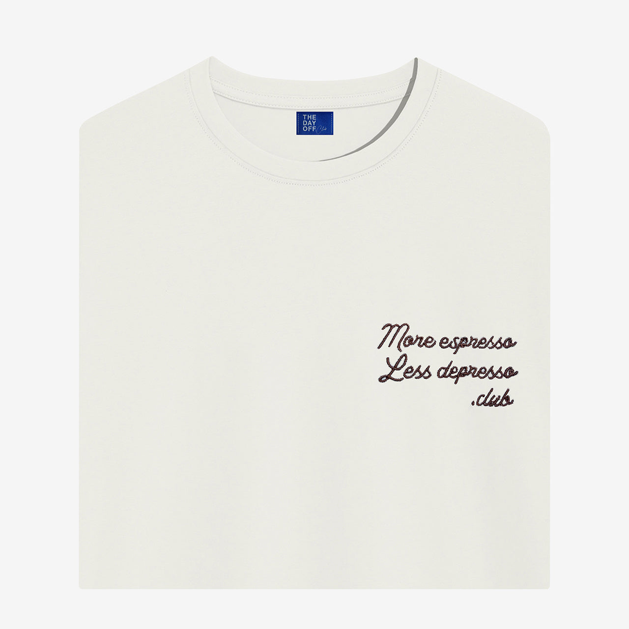Koszulka TheDayOff More Espresso Less Depresso prezent dla miłośnika kawy śmieszna koszulka koszulka unisex 