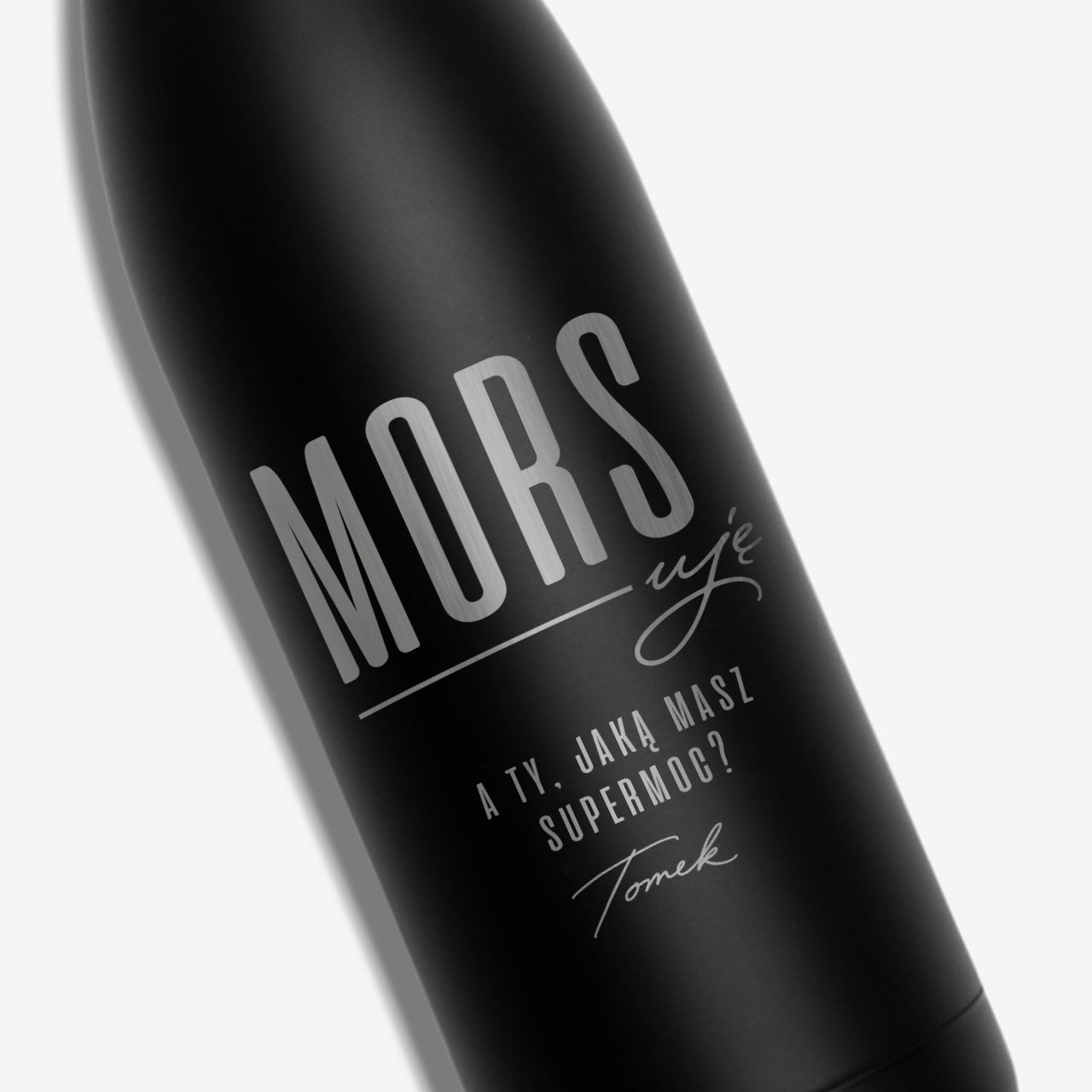 Personalizowany termos dla morsa termos metalowy termos z grawerem termos na prezent prezent dla morsa