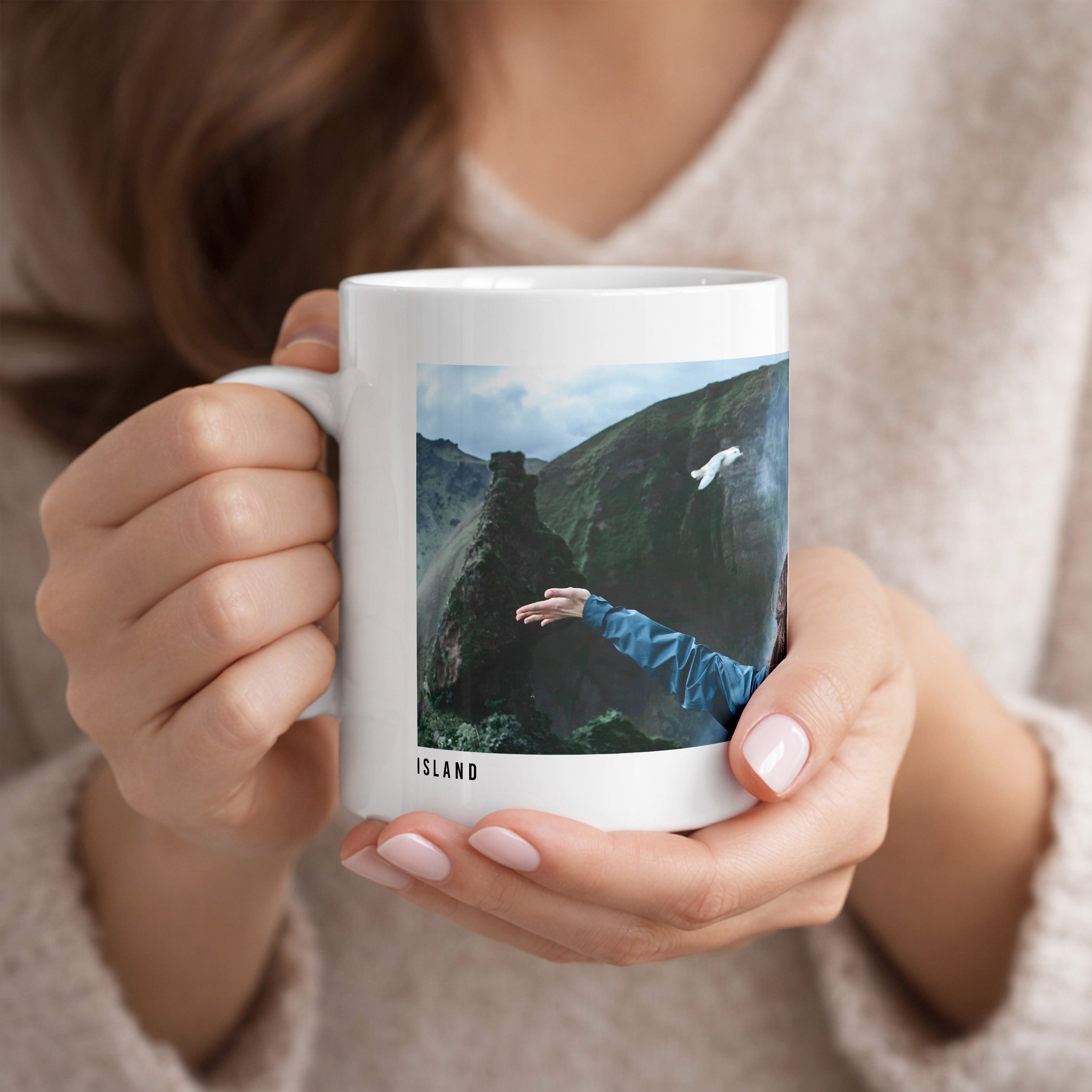 Bedruckte Tasse ANDENKEN Geschenk mit Foto