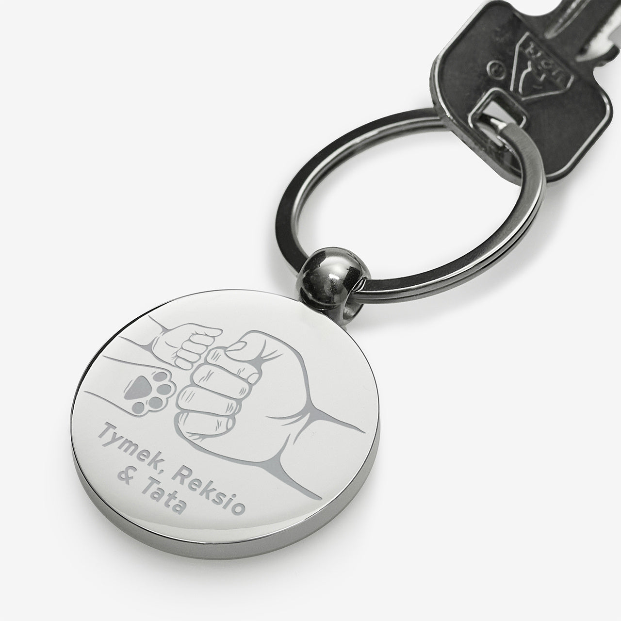 Brelok dla taty - ekipa taty personalizowany brelok dla taty upominek dla taty na Dzień Taty