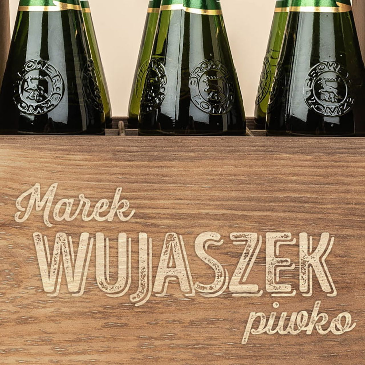 Nosidło na piwo z otwieraczem personalizowane - prezent dla wujka nosidło na piwo