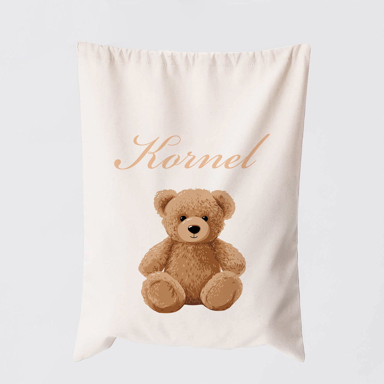 Worek do przedszkola - Miś - prezent dla przedszkolaka worek z imieniem worek na kapcie worek dla przedszkolaka