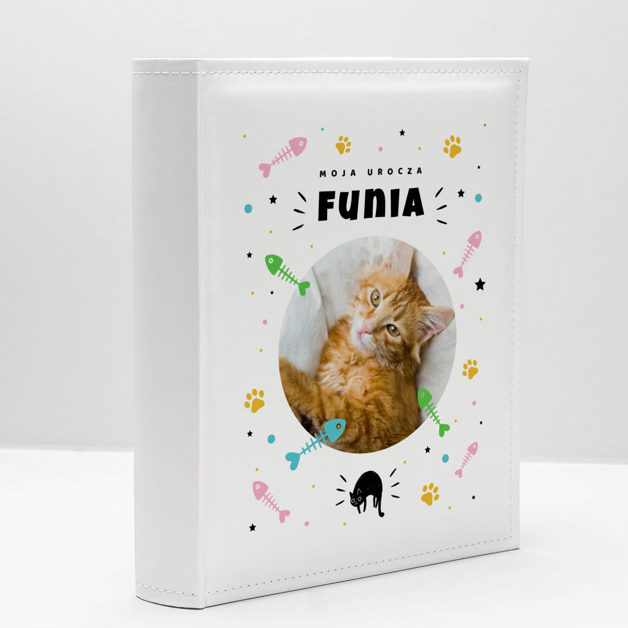 Album na prezent dla kociary prezent dla fanki kotów personalizowany album prezent dla miłośniczki kotów
