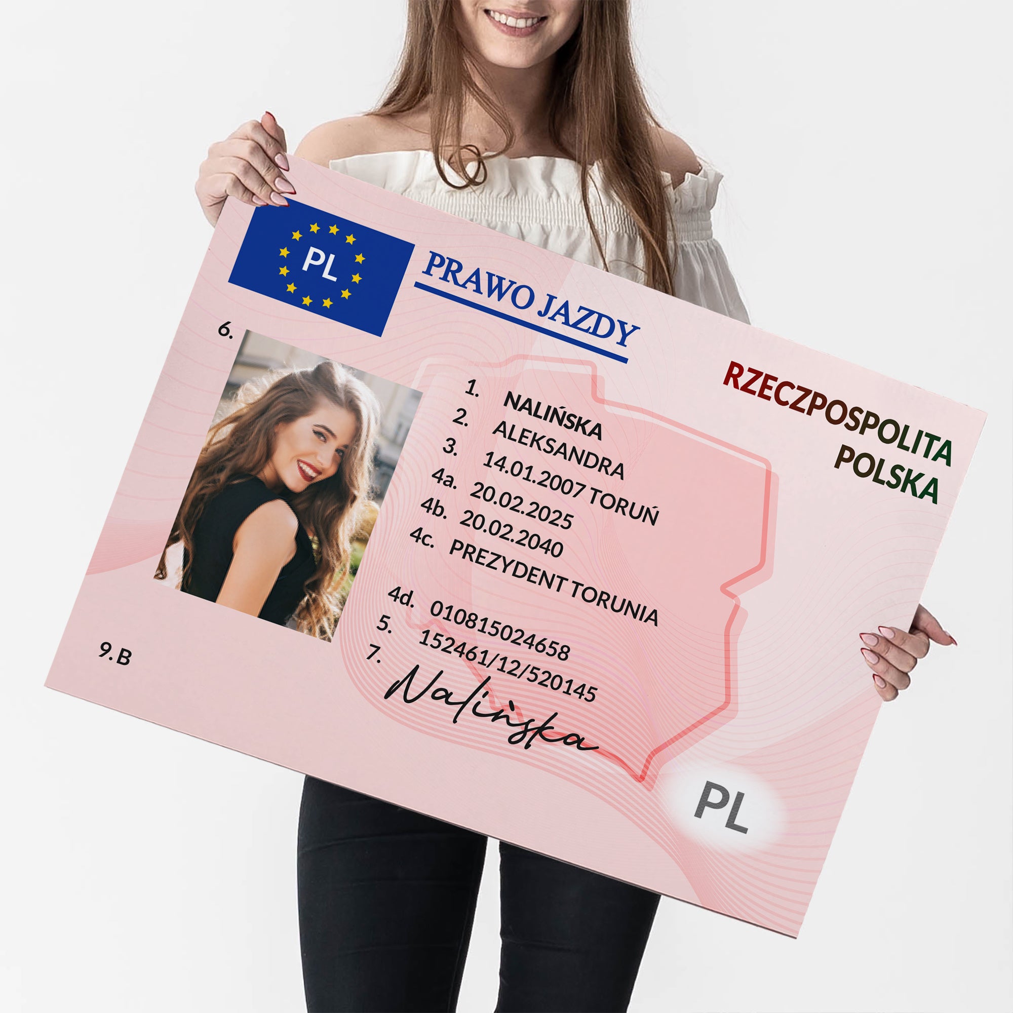 Kartka personalizowana - gratulacje za zdanie egzaminu na prawo jazdy