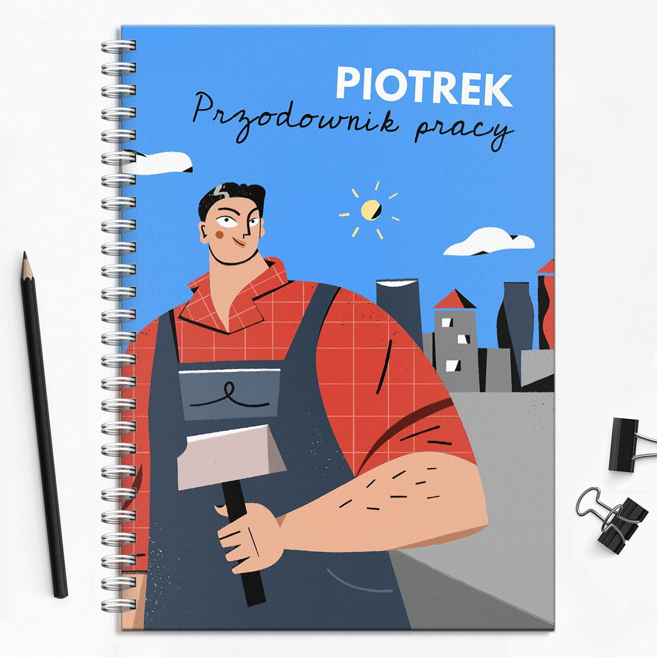 Personalizowany notatnik dla pracownika - Przodownik pracy elegancki prezent dla pracownika