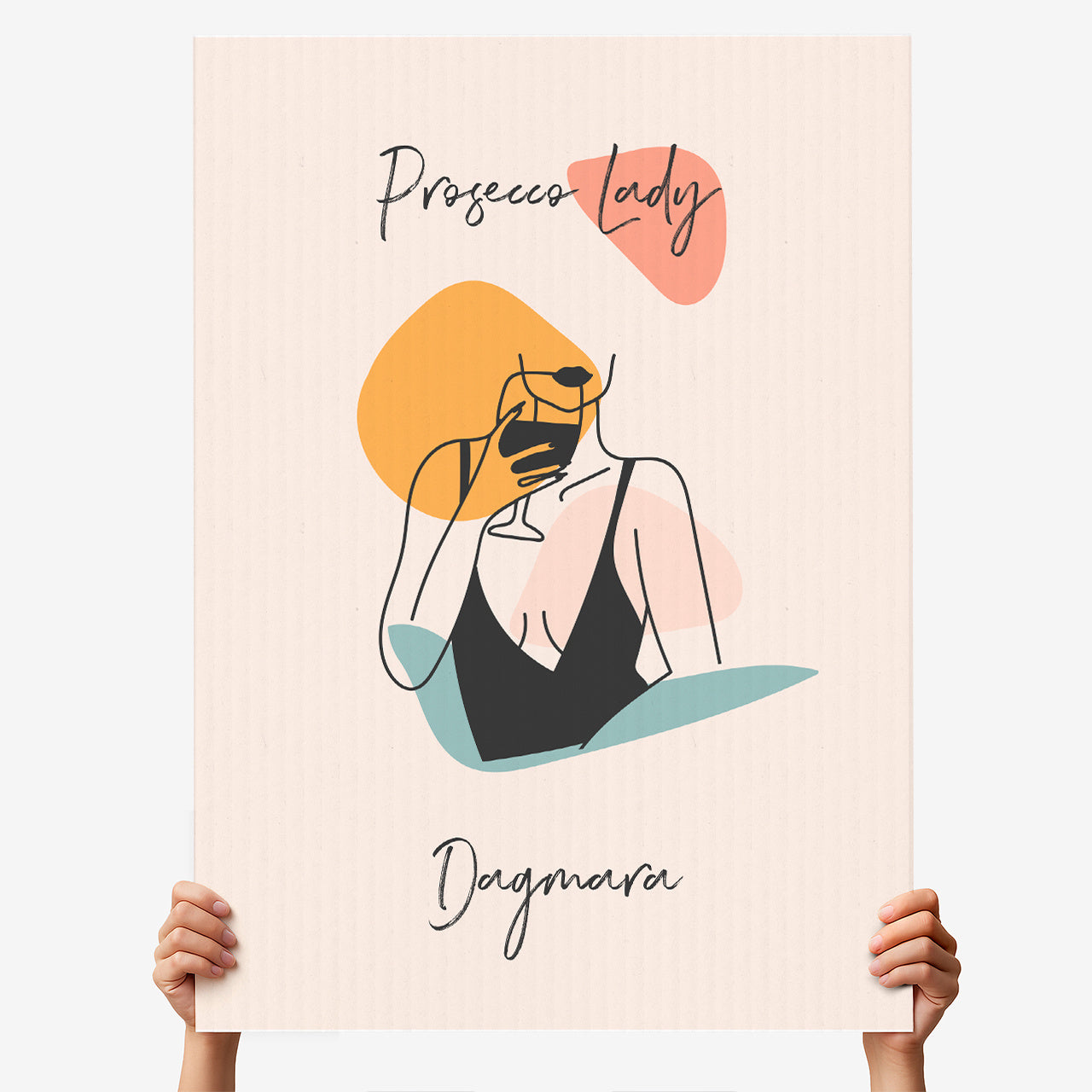 Personalizowana kartka xxl dla koleżanki prezent dla koleżanki na urodziny kartka na urodziny dla koleżanki