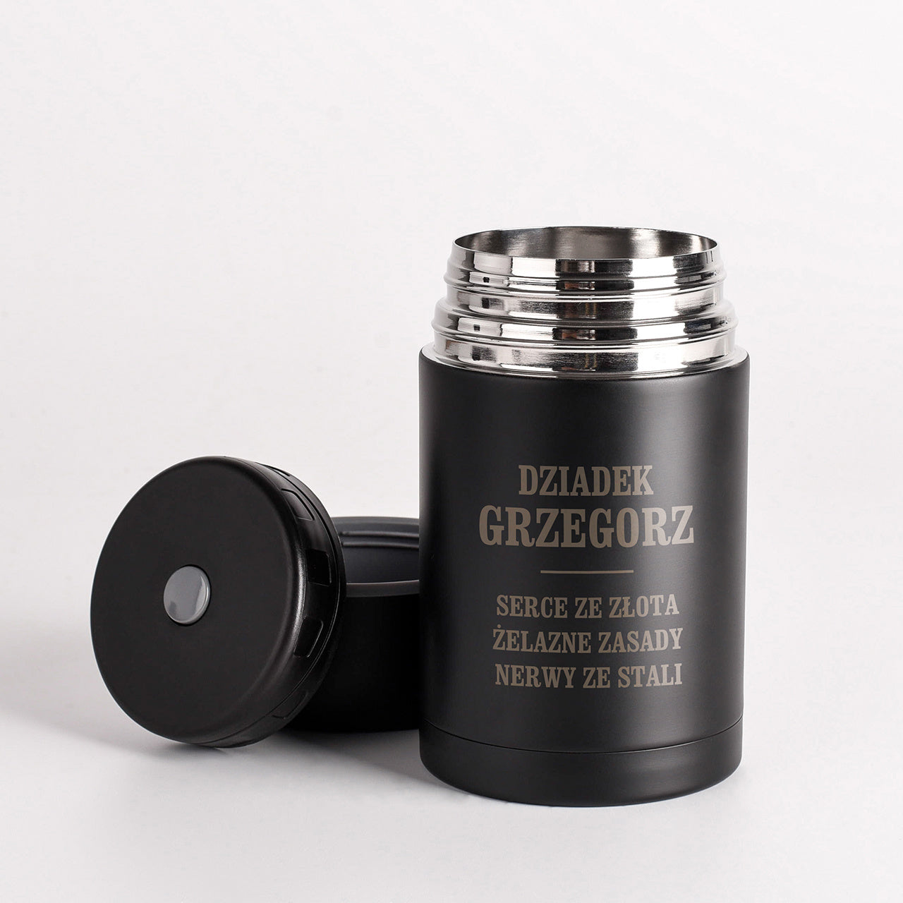 Personalizowany termos obiadowy - pożyteczny prezent dla dziadka