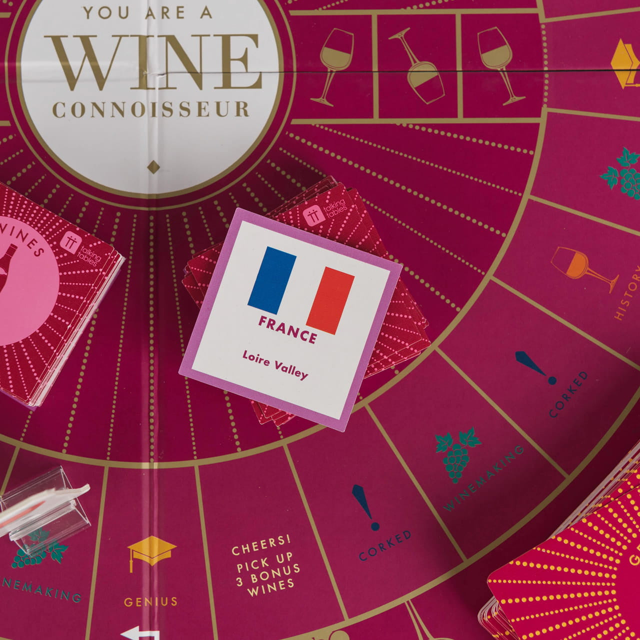 The Wine Game prezent dla miłośnika wina prezent na parapetówkę prezent na 18 urodziny