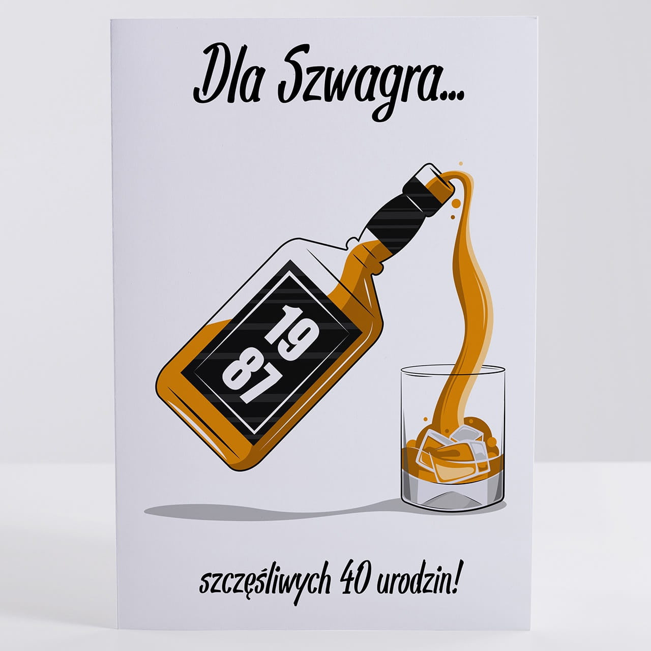 Kartka dla niego na 40 urodziny