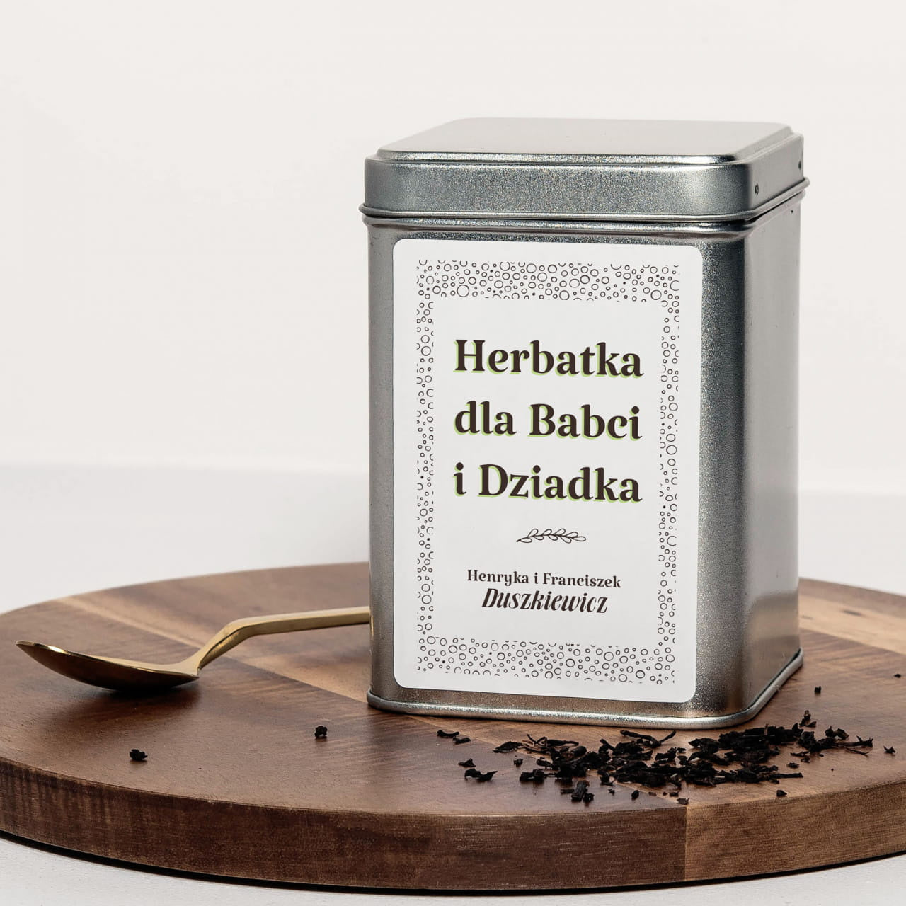 Personalizowana herbata dla babci i dziadka herbata na Dzień Babci i Dziadka prezent dla babci i dziadka