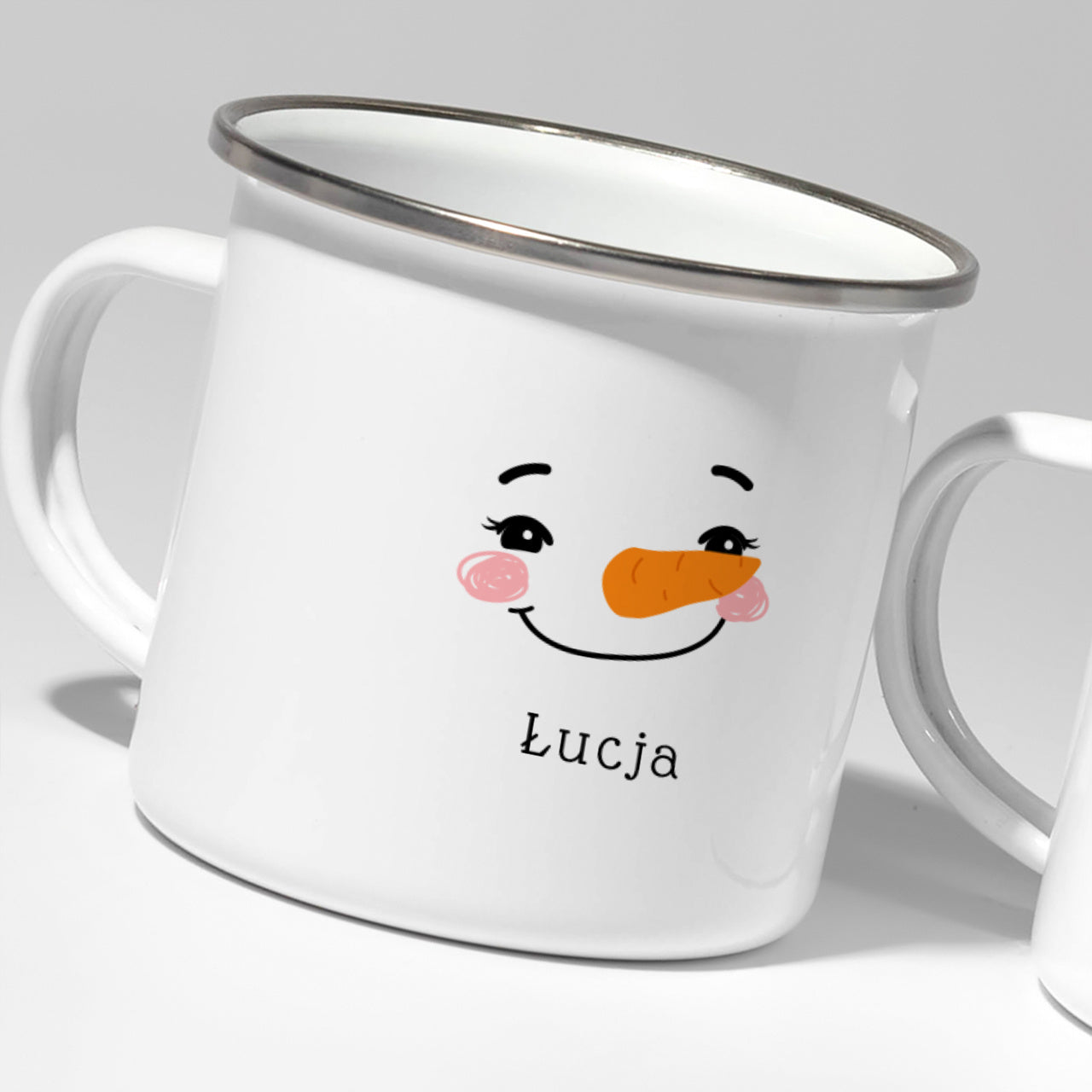 Zestaw kubków świątecznych - bałwanki personalizowane kubki świąteczne dla dzieci