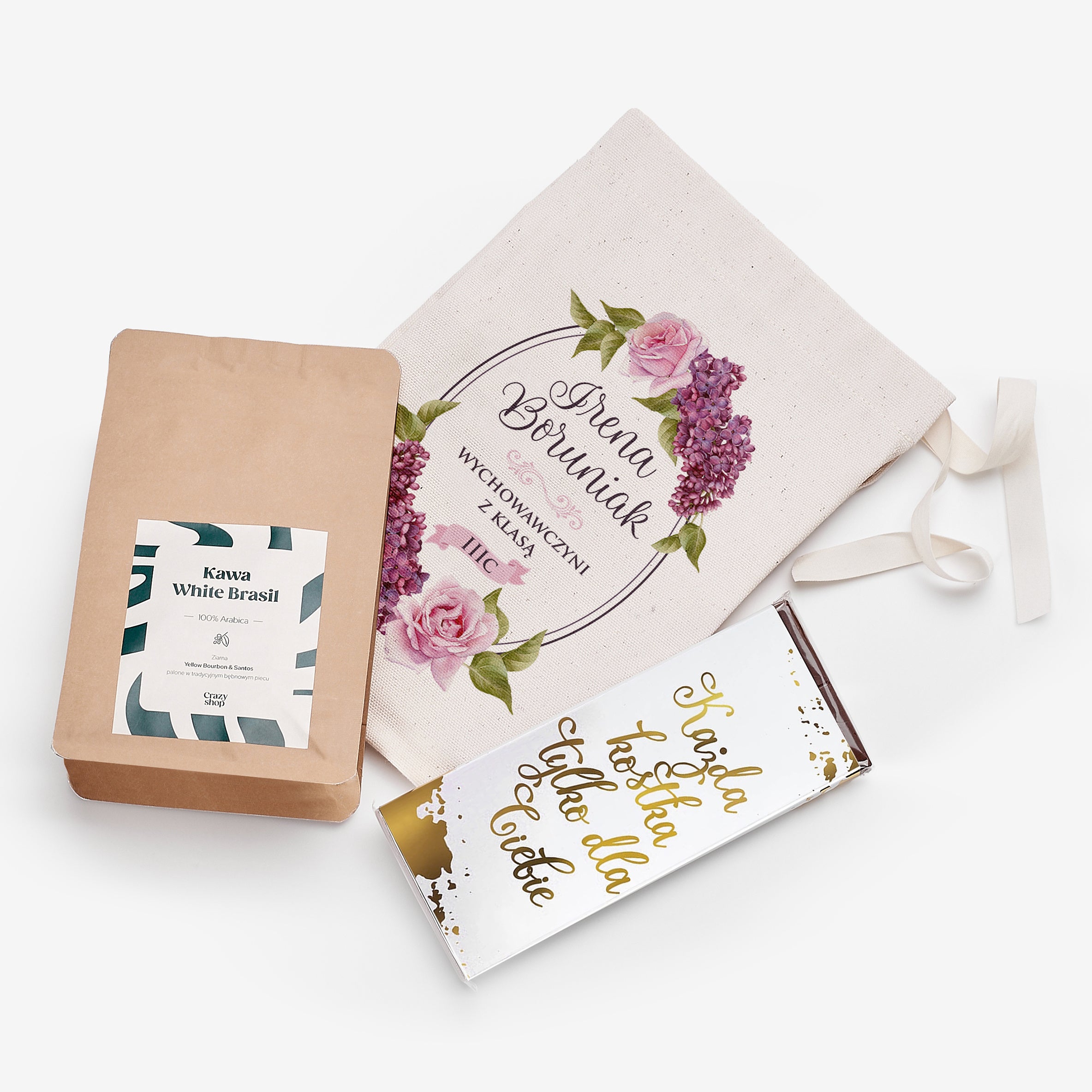 Czekolada z kawą - prezent na Dzień Nauczyciela dla wychowawczyni prezent dla wychowawczyni na dzień nauczyciela