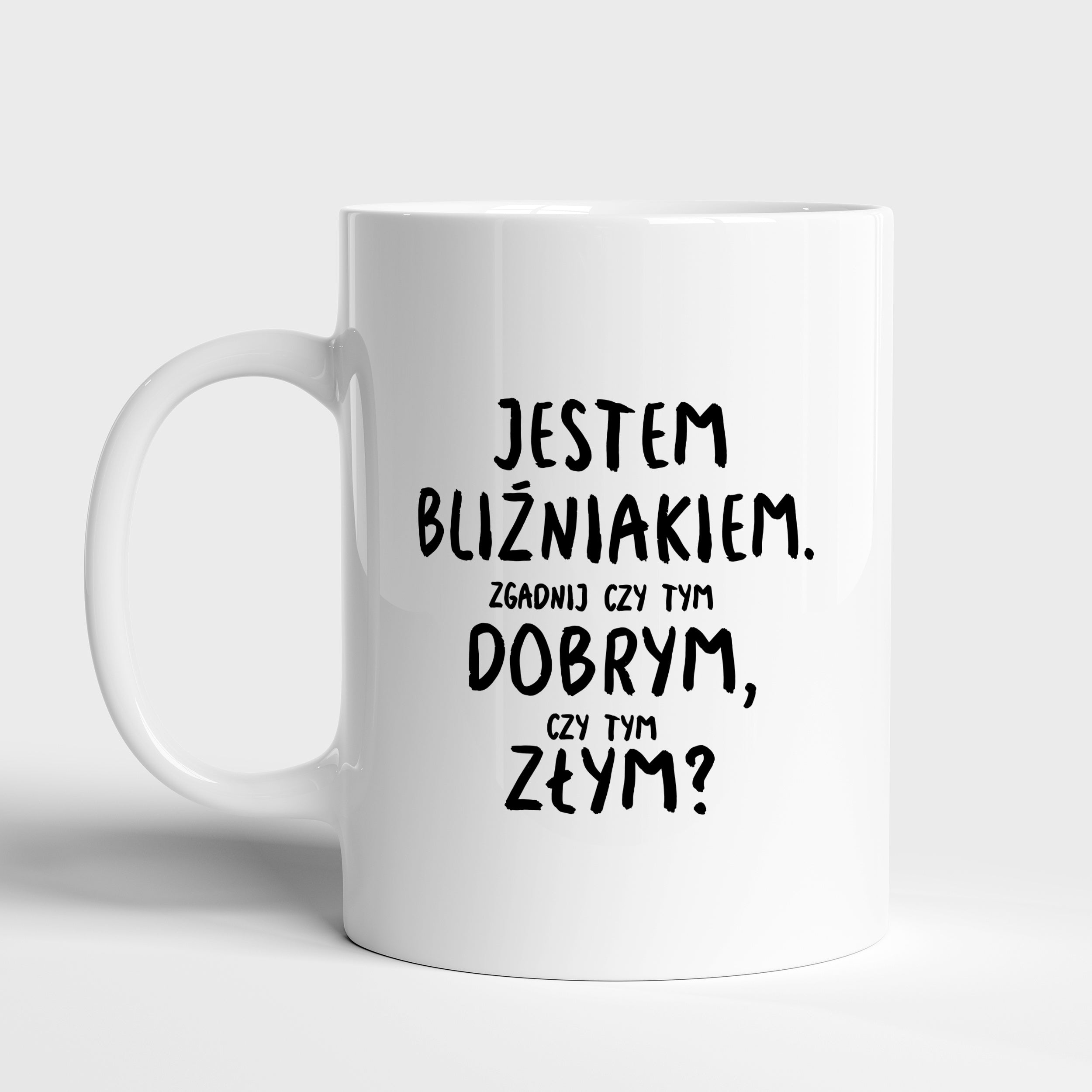 Personalizowany kubek - śmieszny prezent dla bliźniaka