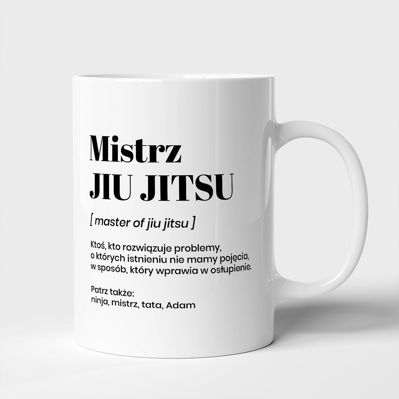 Personalizowany kubek Mistrz Jiu Jitsu