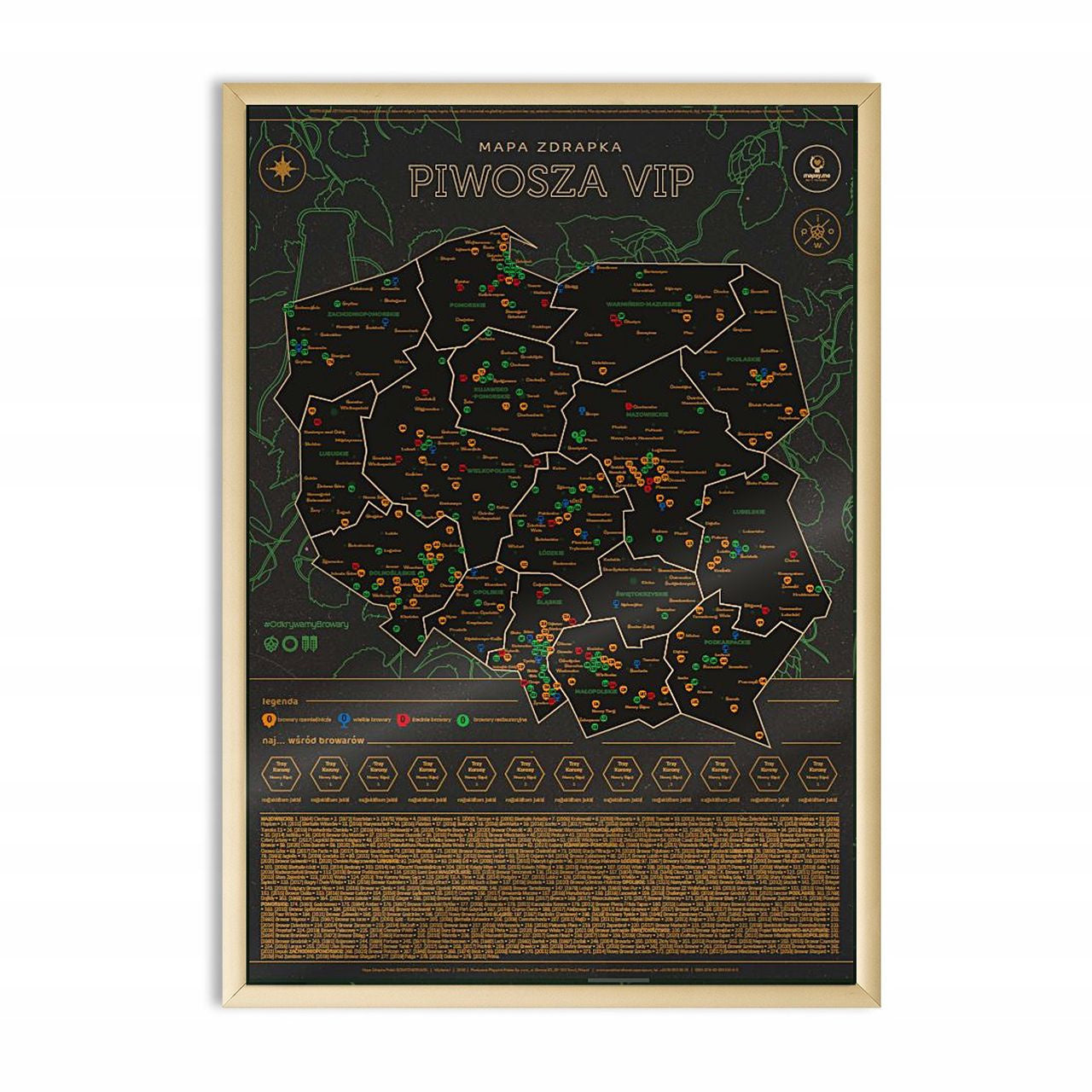 Polska mapa piwa i browarów