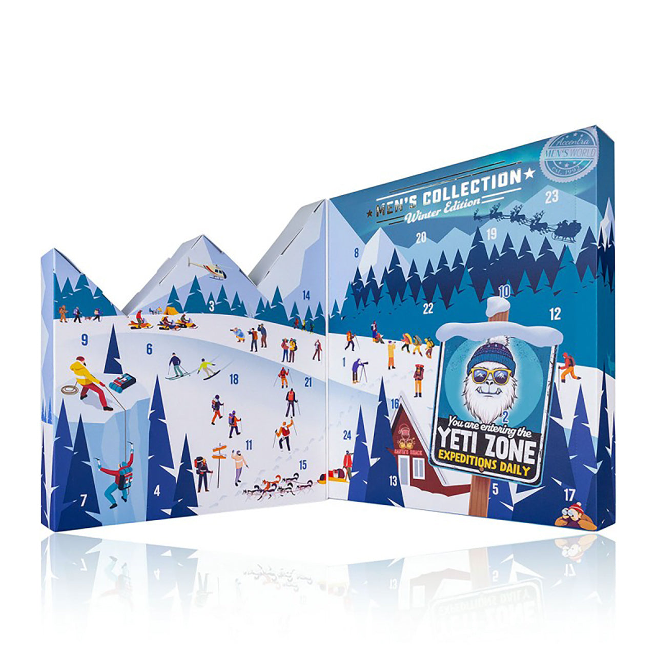 Kalendarz adwentowy dla mężczyzny - kosmetyczny kalendarz adwentowy prezent świąteczny dla niego