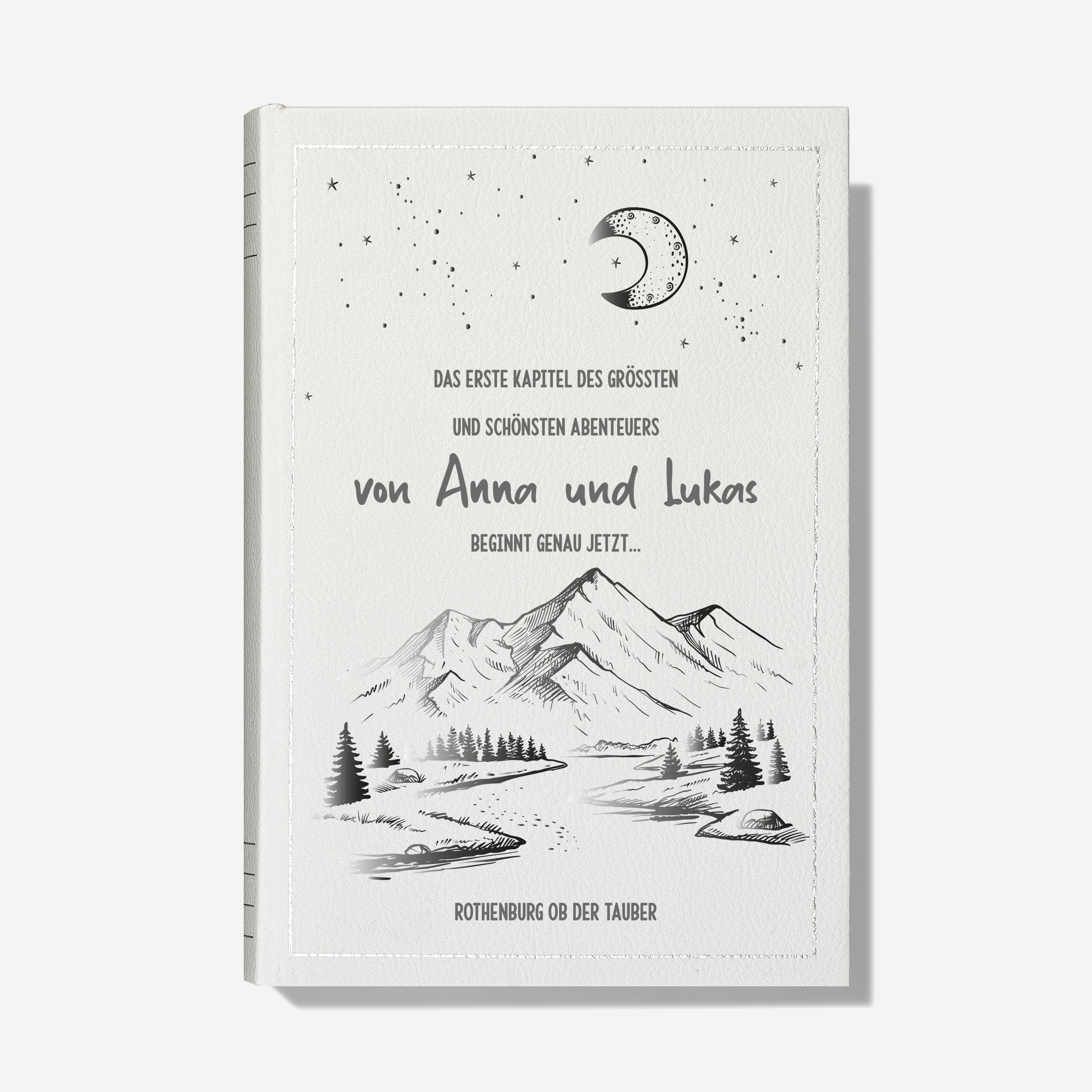 Buch-Schatulle BEGINN DES ABENTEUERS Hochzeitsgeschenk