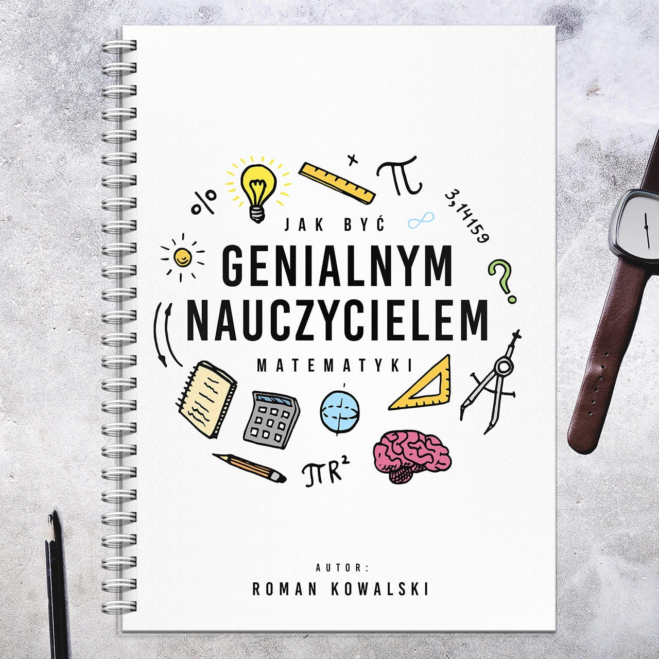 Personalizowany notes - prezent dla nauczyciela matematyki prezent na dzień nauczyciela prezent dla matematyka