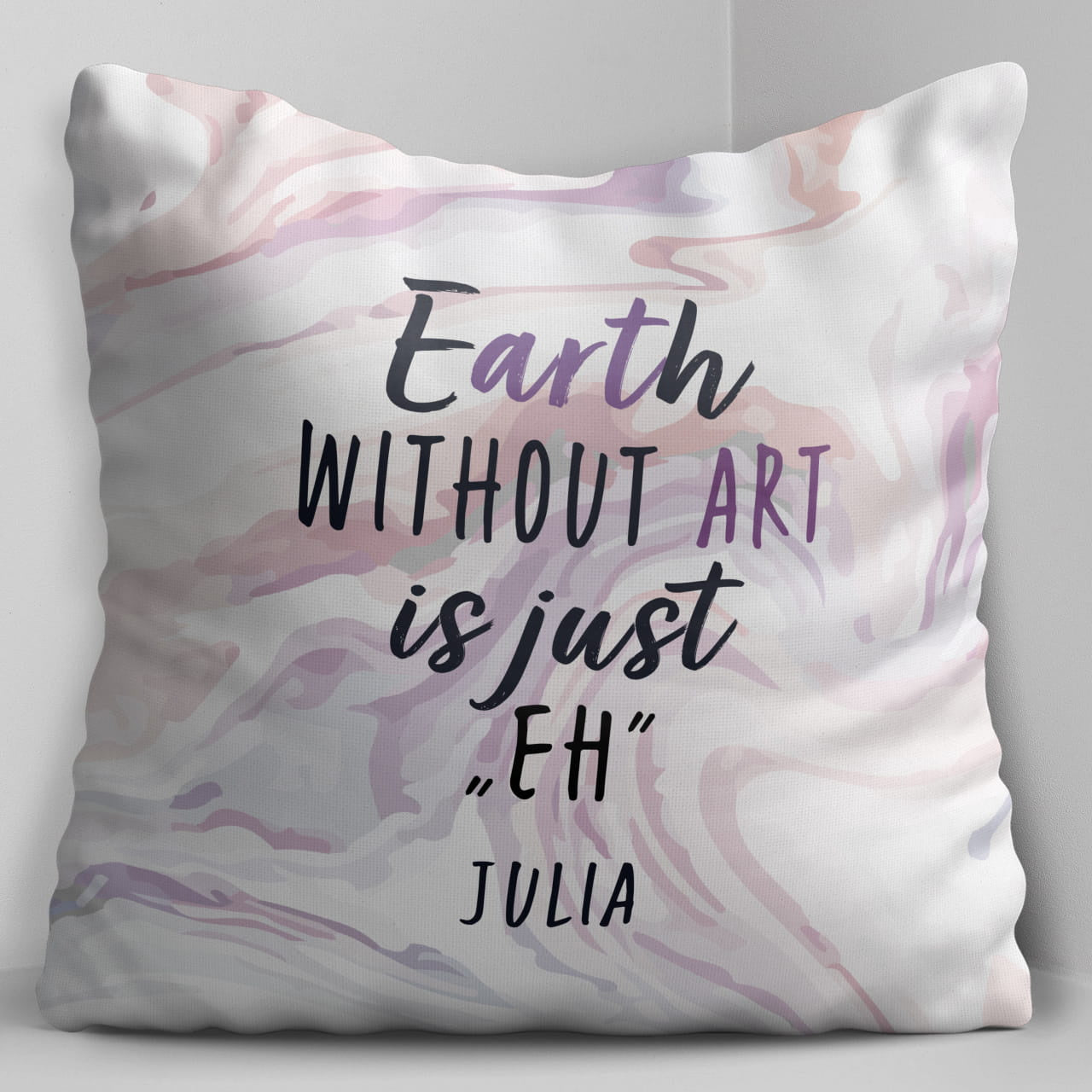 Personalizowana poduszka dla artystki poduszka personalizowana prezent dla artystycznej duszy prezent dla artystki