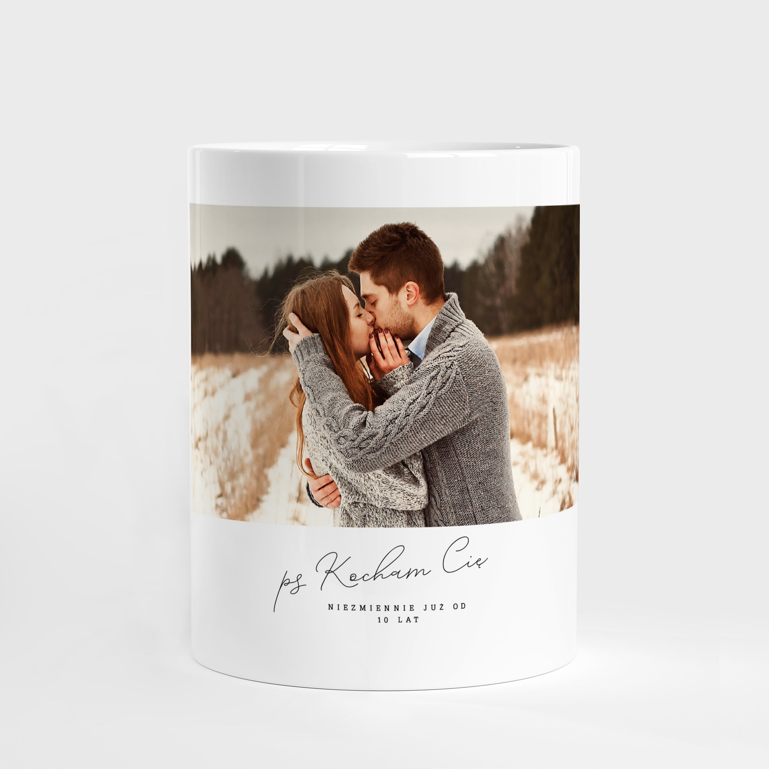 Kubek ze zdjęciem - prezent walentynkowy dla ukochanej kubek na walentynki prezent na walentynki dla ukochanej