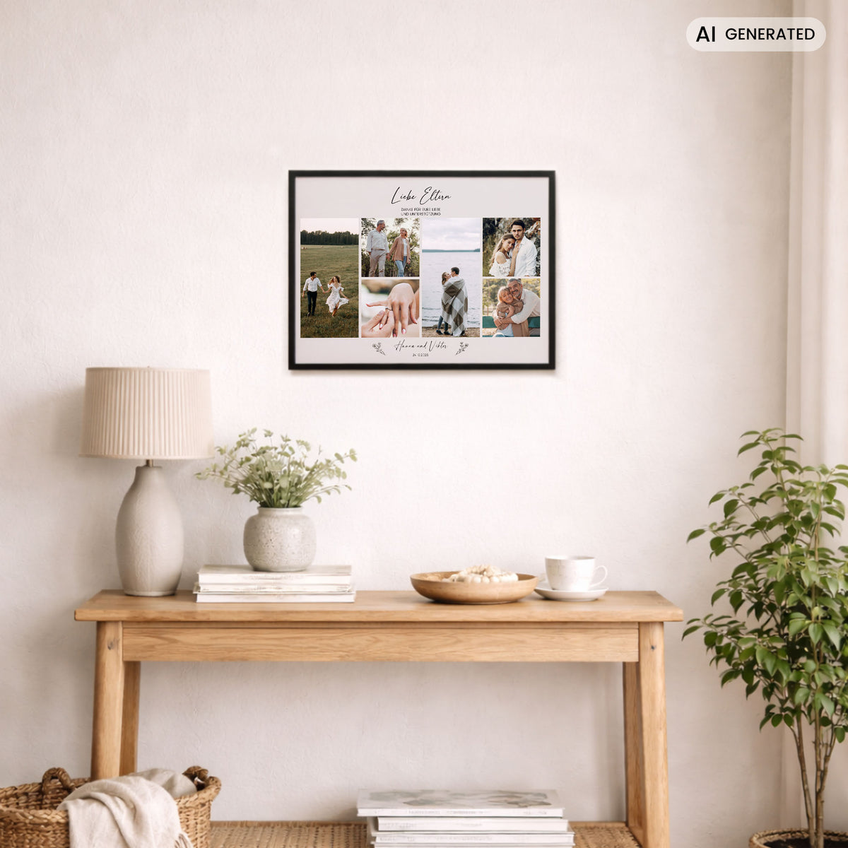 Personalisiertes Poster - Dankeschön für die Eltern