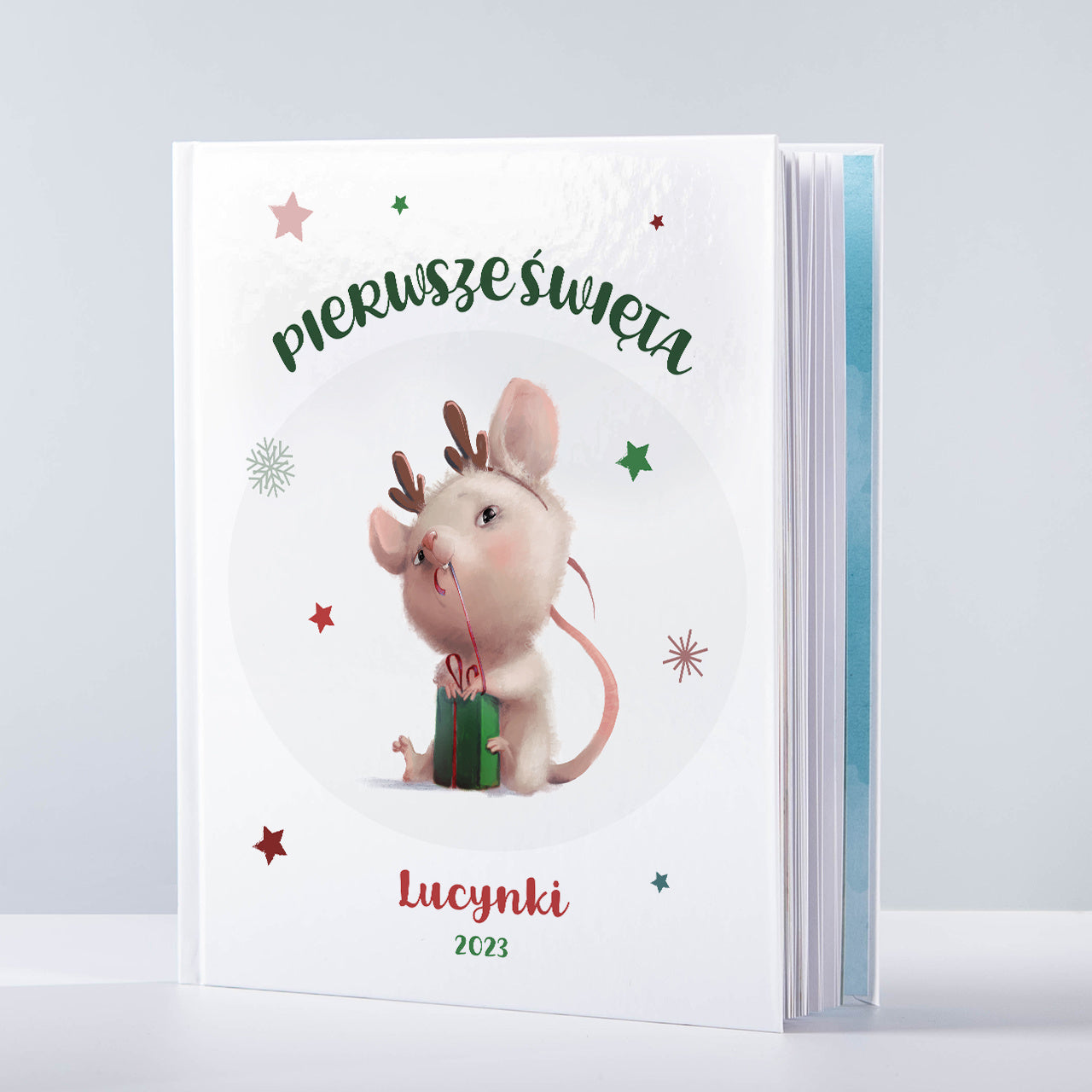 Personalizowana książka na pierwsze święta dla maluszka