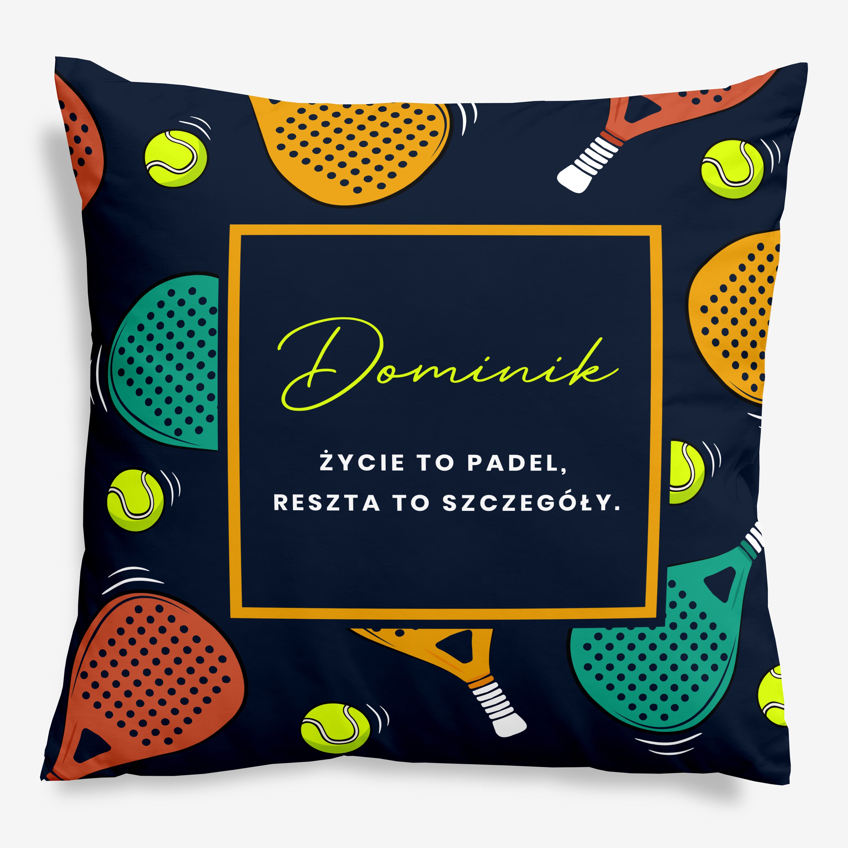 Poduszka dla sportowca - padel prezent dla sportowca poduszka dla gracza w padla prezent dla aktywnej osoby