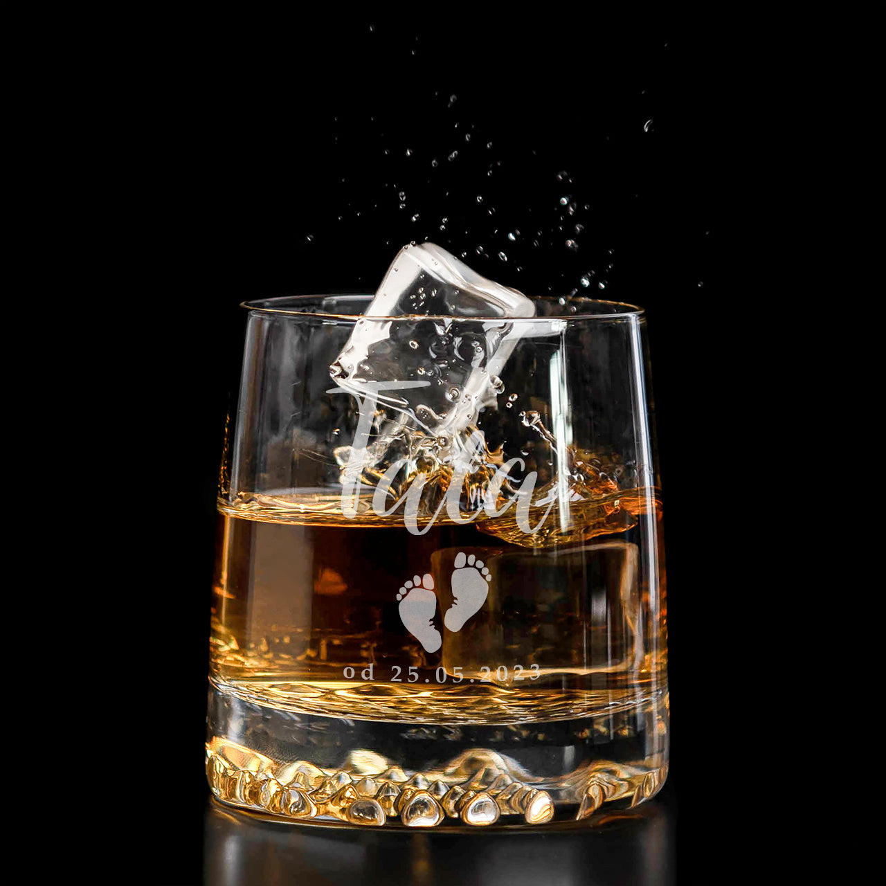 Szklanka do whisky dla taty - prezent dla młodego taty