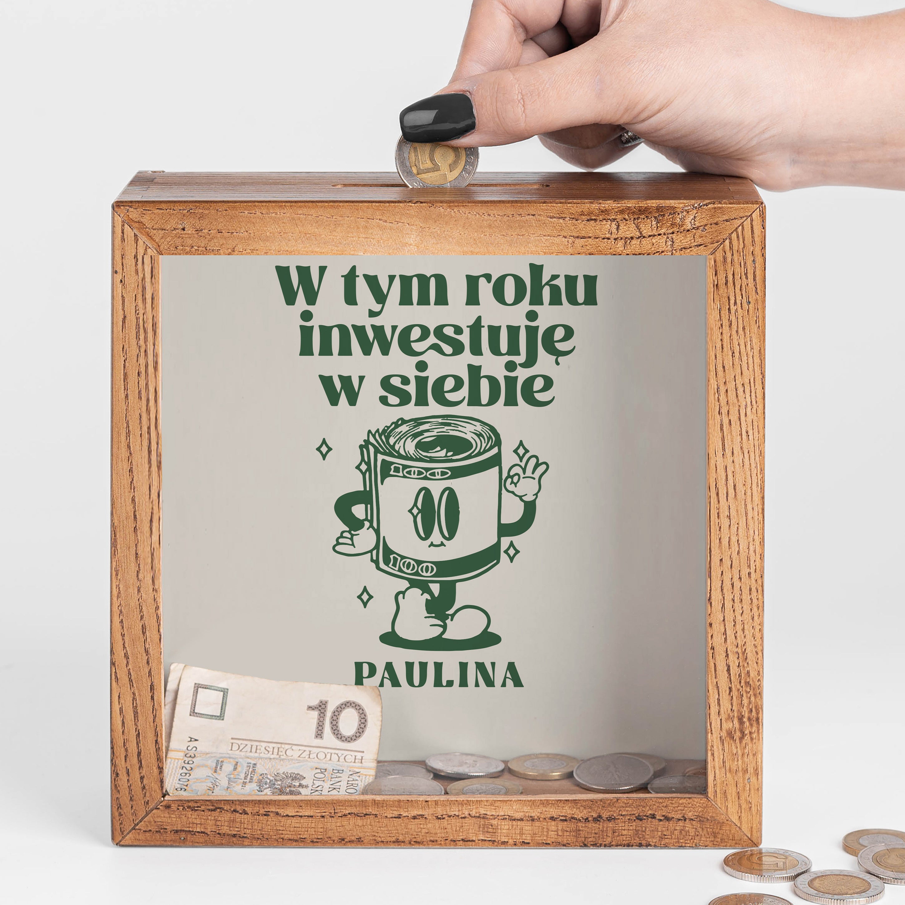 Personalizowana skarbonka na samorozwój