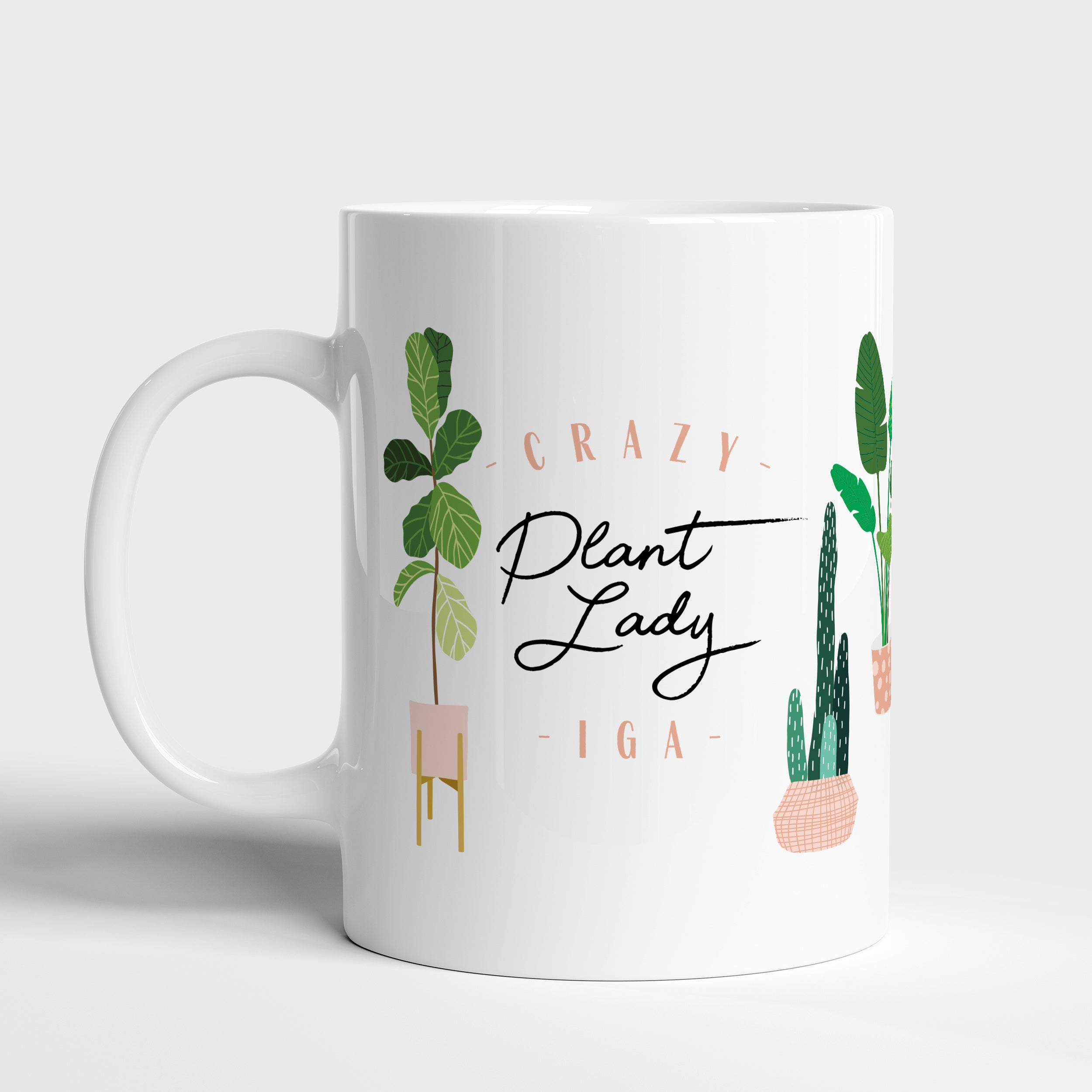 Personalizowany kubek - Plant Lover - prezent dla miłośniczki roślin