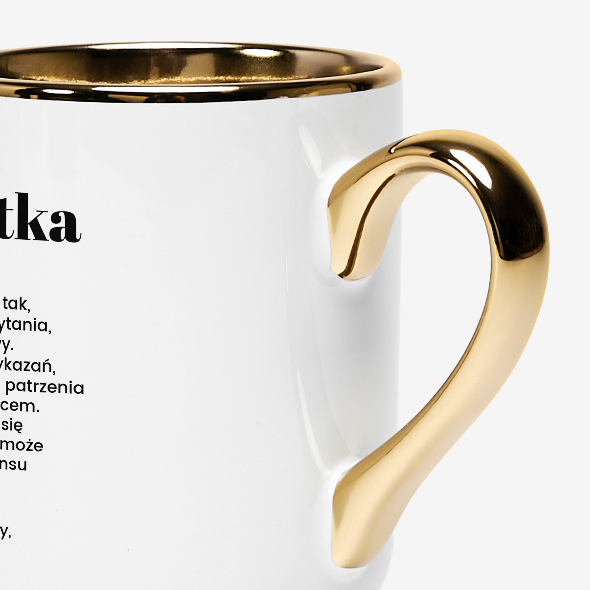 Elegancki kubek personalizowany dla katechetki - definicja