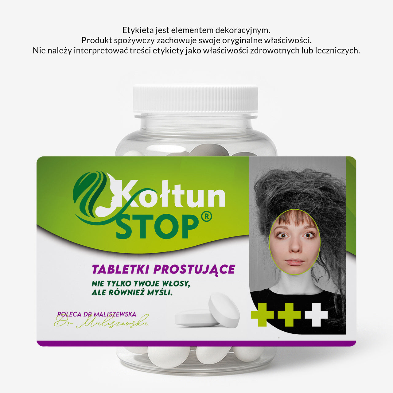 Opakowanie na cukierki z etykietą personalizowaną - śmieszny prezent dla włosomaniaczki - Kołtun Stop