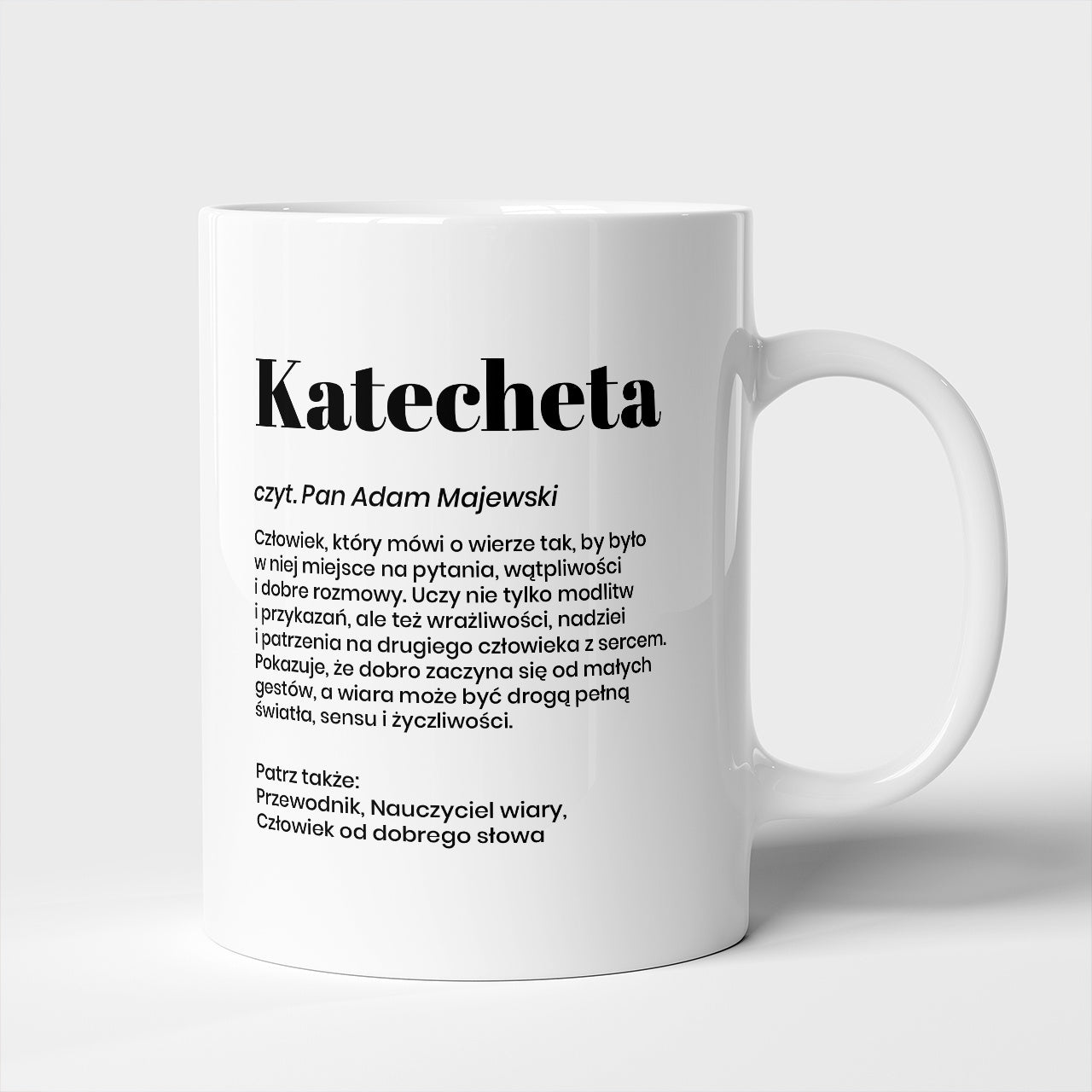 Personalizowany kubek dla katechety - definicja