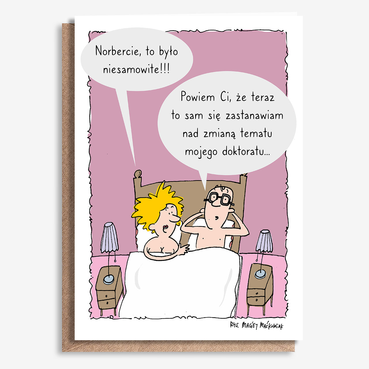 Śmieszna kartka dla doktoranta A4