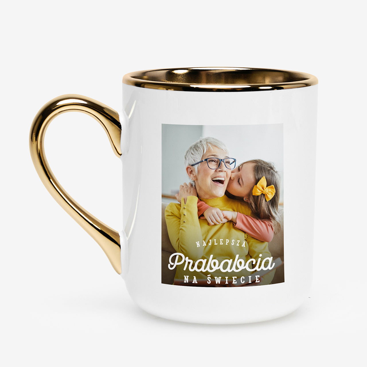 Personalizowany kubek ze zdjęciem - prezent dla prababci kubek dla prababci prezent na Dzień Babci