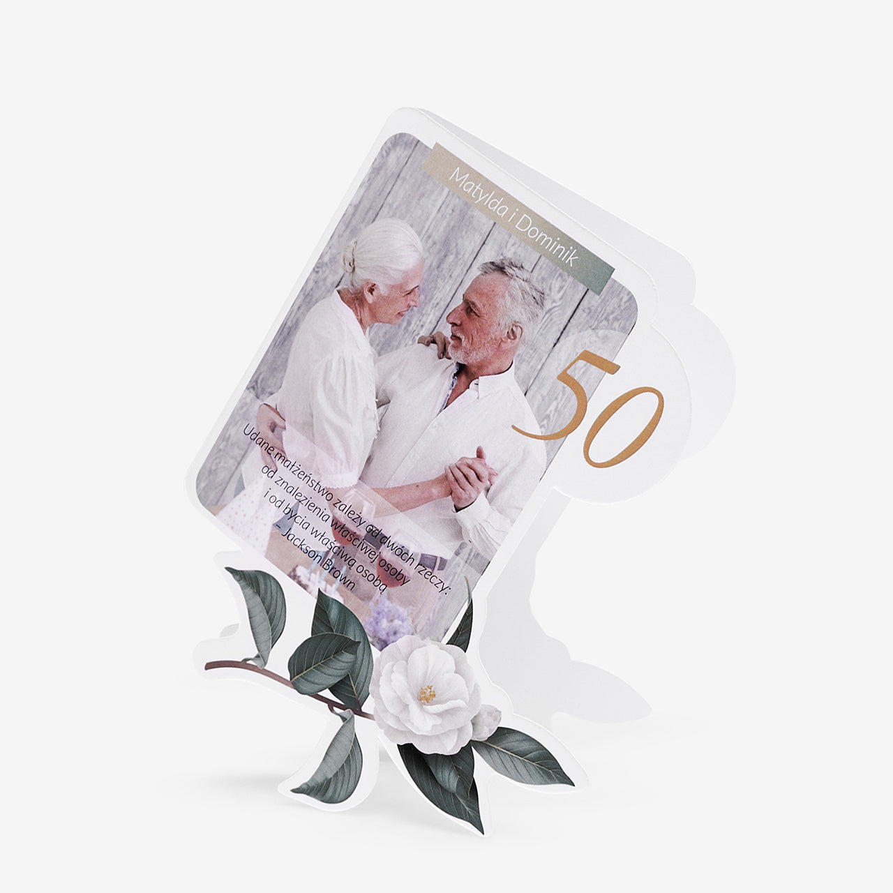 Wyjątkowa kartka z okazji Rocznicy Ślubu upominek na Rocznicę Ślubu personalizowana kartka na Rocznicę Ślubu