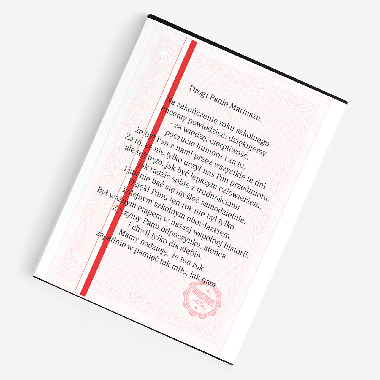 Bombonierka dla nauczyciela - upominek dla nauczyciela czekoladki na Dzień Nauczyciela prezent dla nauczyciela