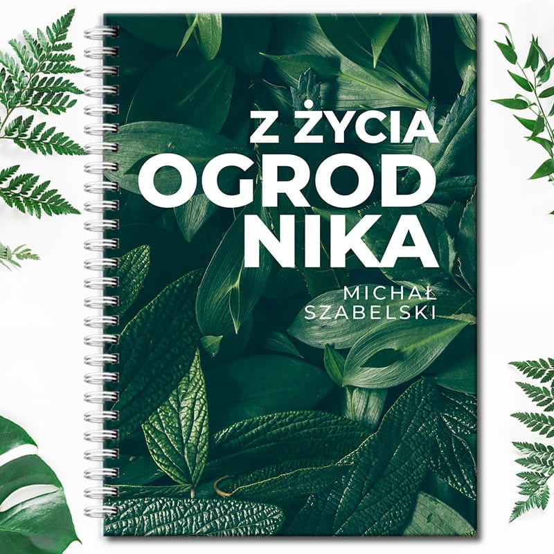 Personalizowany notatnik dla działkowca prezent dla działkowca notatnik dla ogrodnika prezent dla ogrodnika