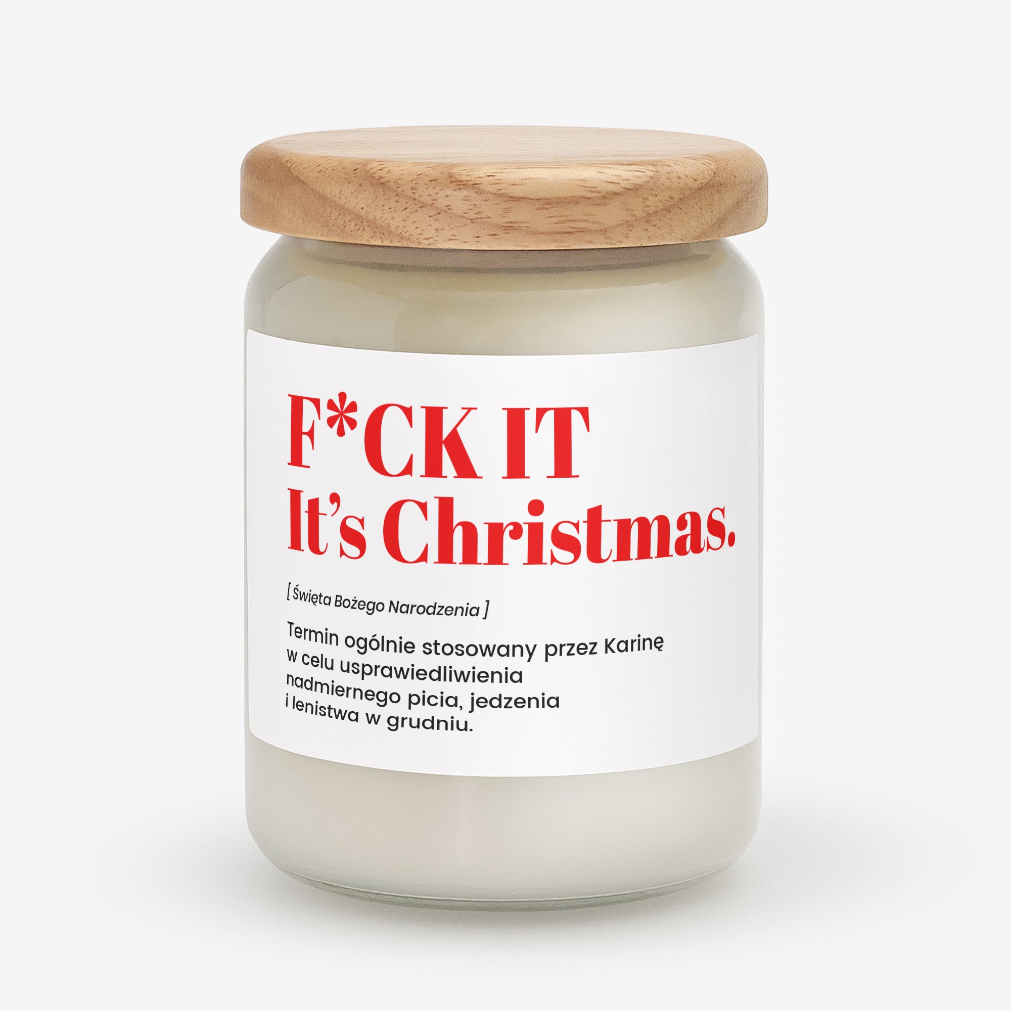 Świąteczna świeca dla niej - It's Christmas