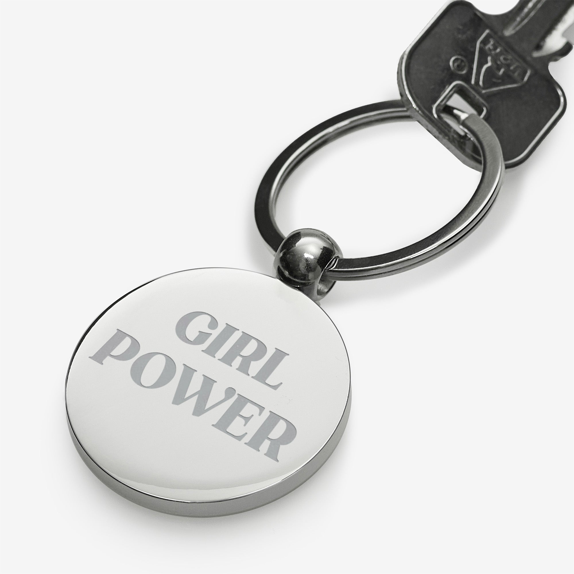 Brelok z grawerem dla kobiety - girl power