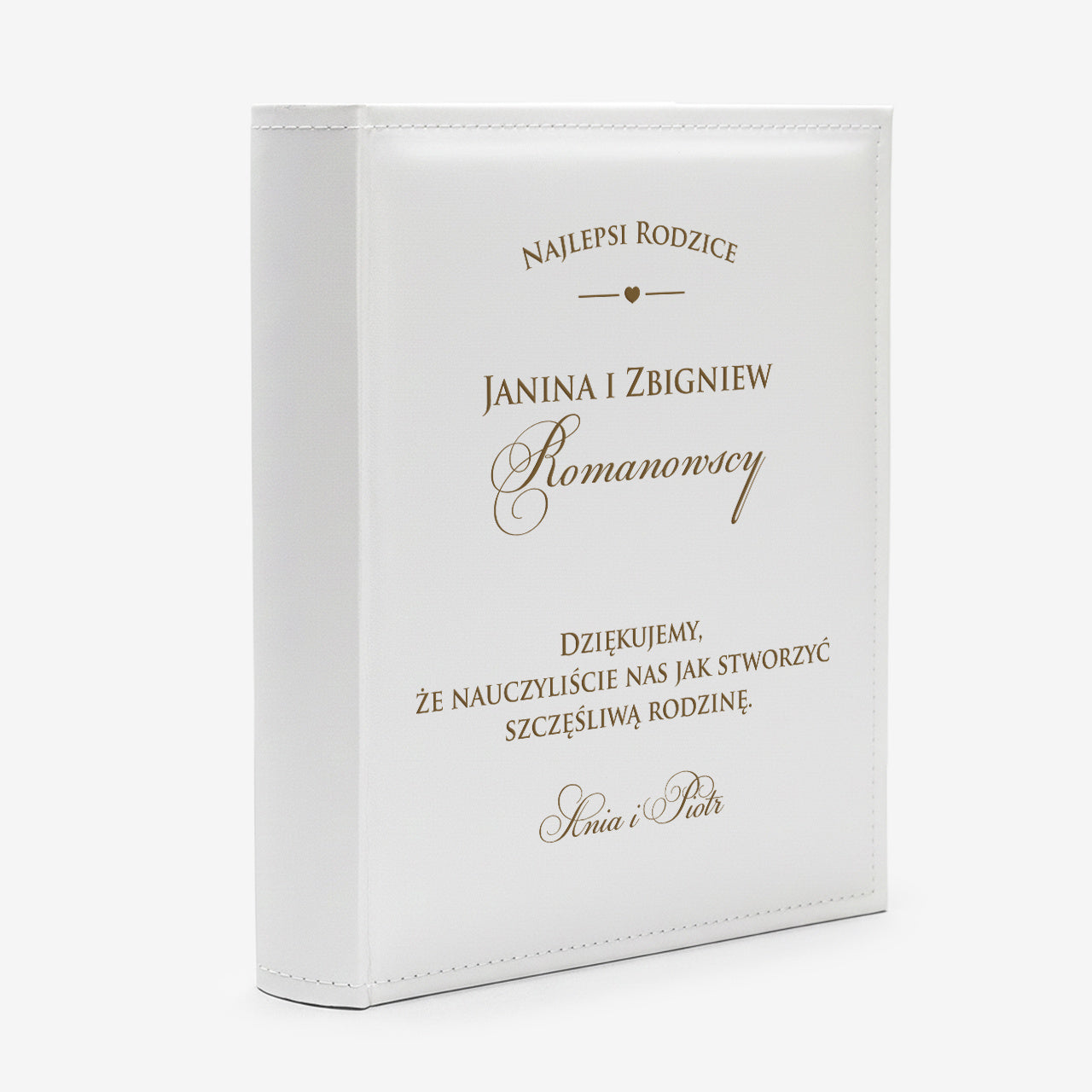 Personalizowany album na podziękowanie dla rodziców album ślubny dla rodziców podziękowanie dla rodziców 