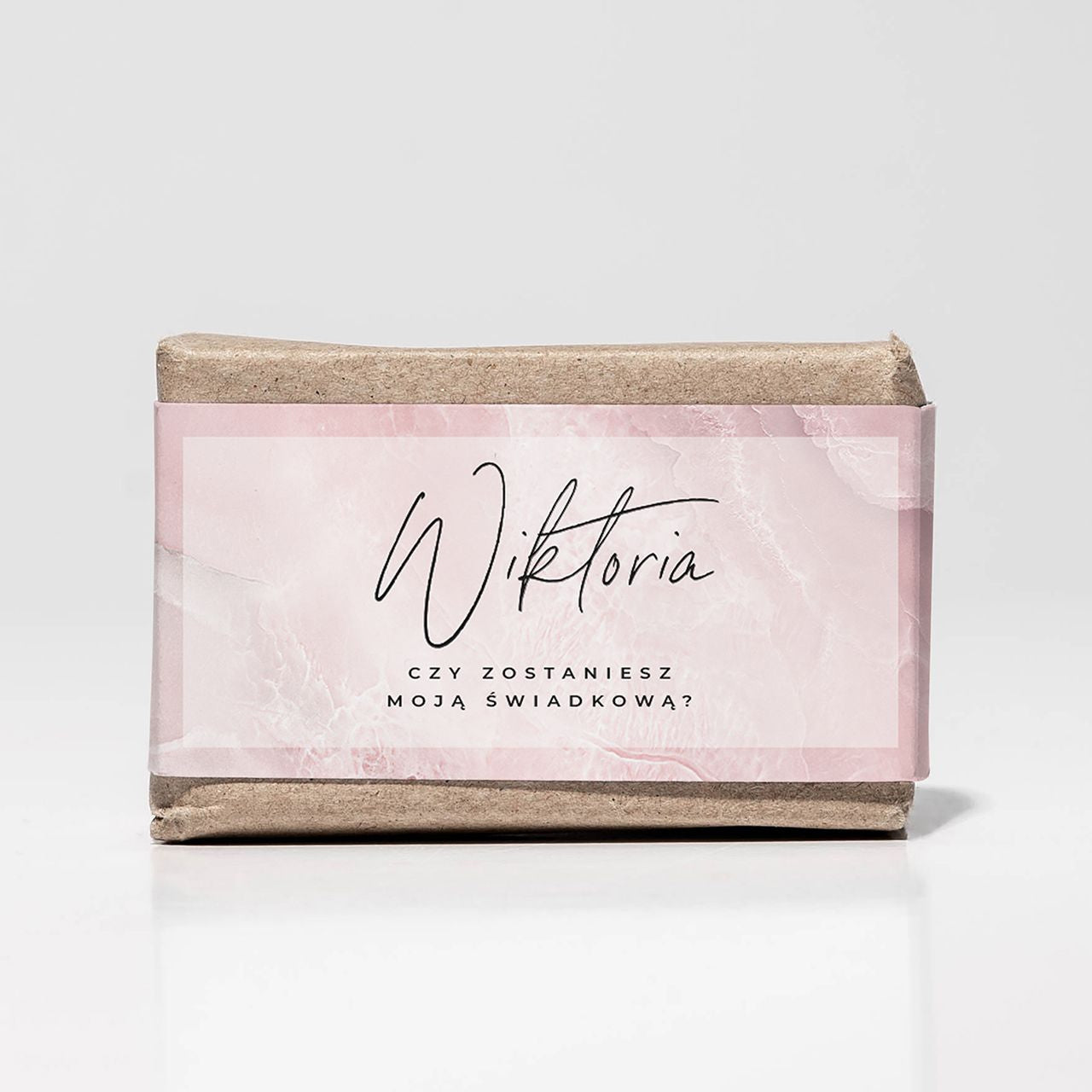 Ręcznie robione mydełko - prezent dla świadkowej mydło na prezent pytanie o świadkowanie prośba o świadkowanie