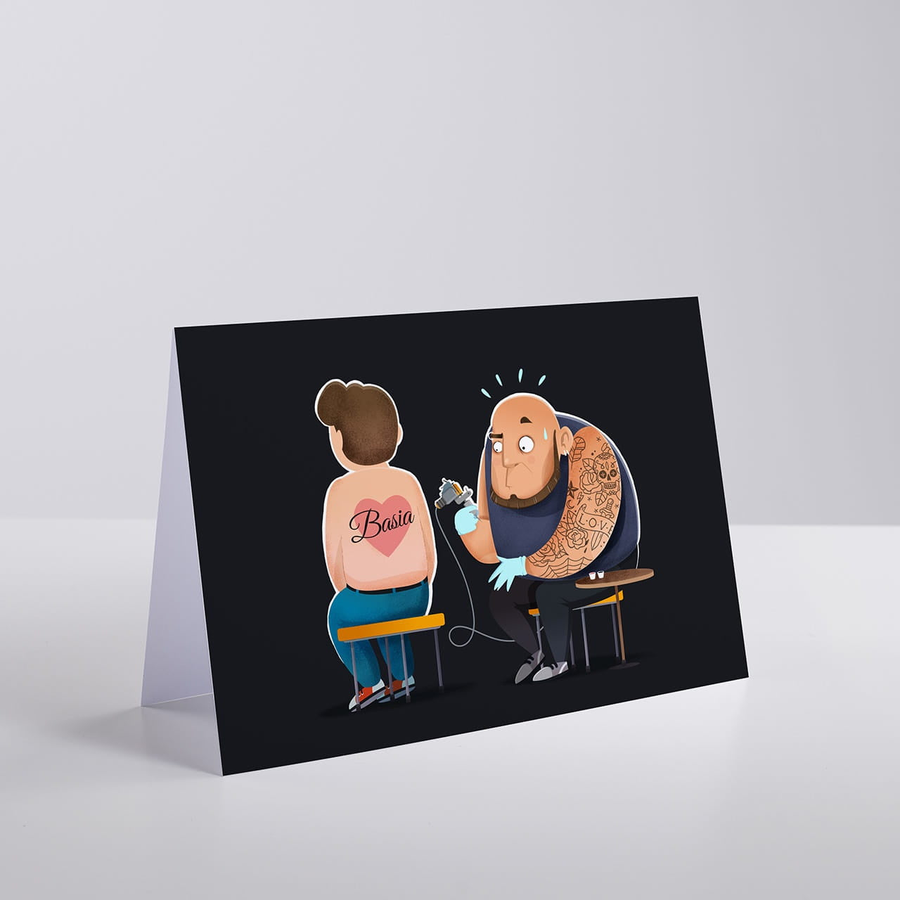 Personalizowana kartka na rocznicę - Tatuaż