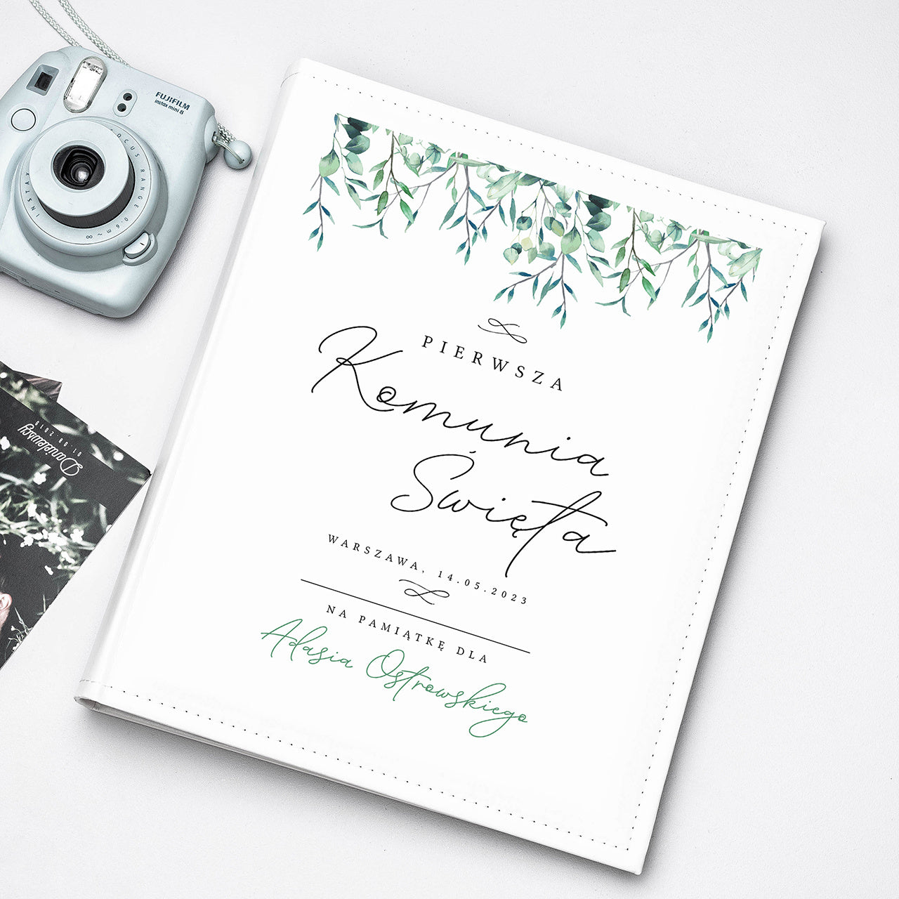 Personalizowany album na prezent na Komunię album komunijny prezent na pierwszą komunię świętą