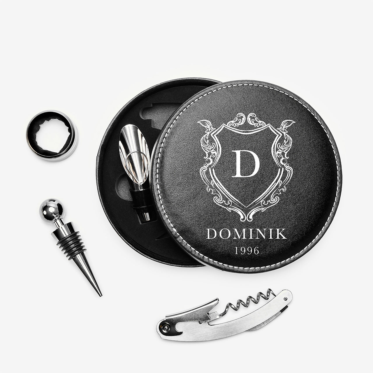 Zestaw do wina - prezent na urodziny dla mężczyzny akcesoria do wina zestaw do wina prezent dla miłośnika wina