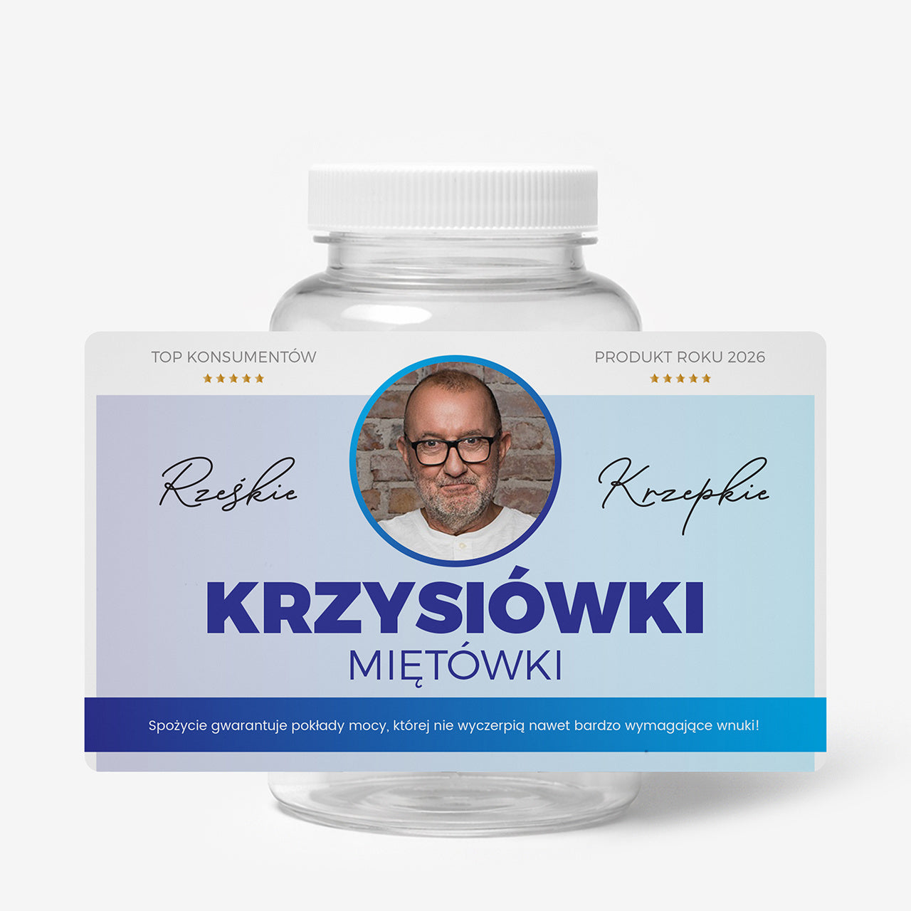 Personalizowane opakowanie na miętówki/cukierki - upominek dla dziadka prezent dla dziadka na dzień dziadka