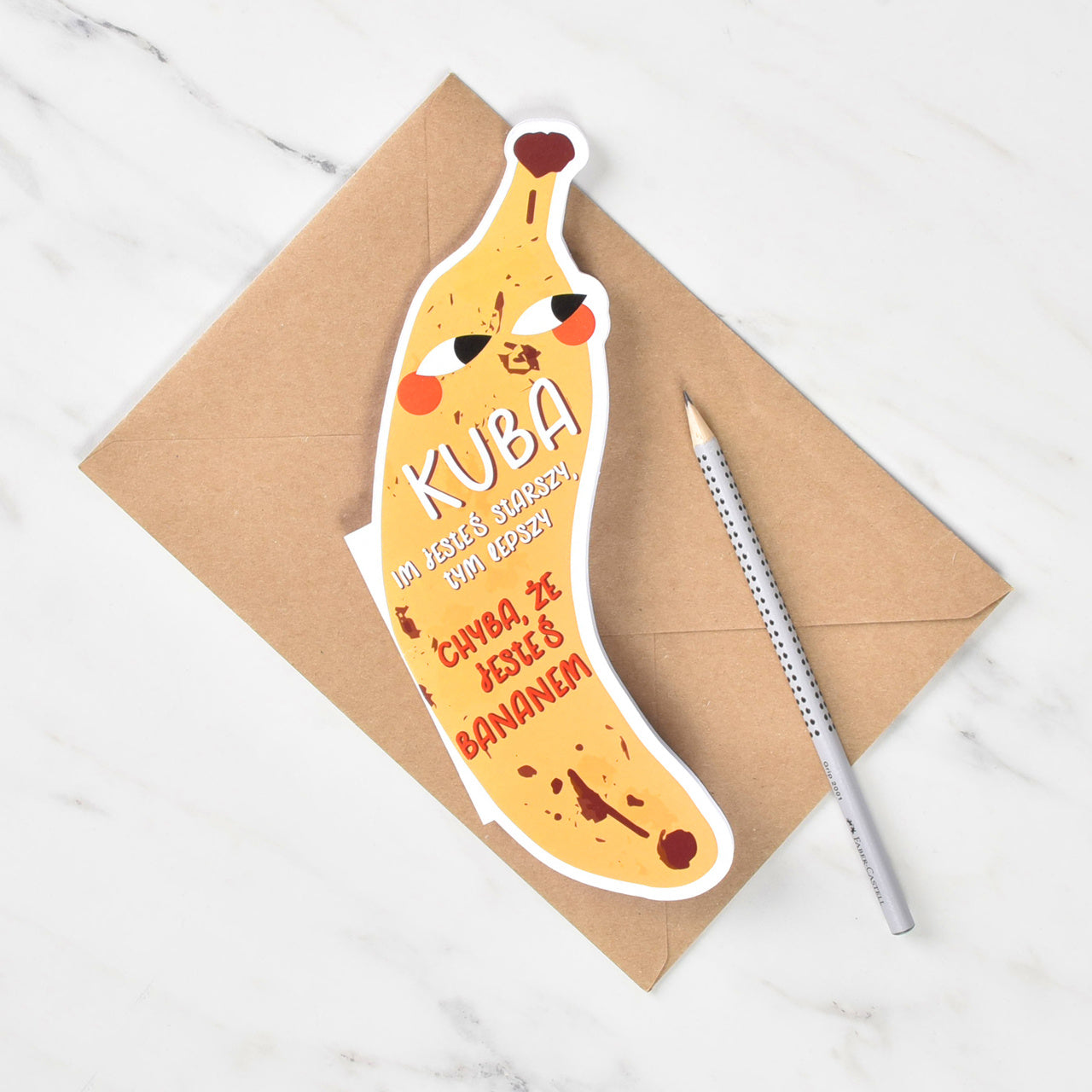 Personalizowana śmieszna kartka urodzinowa - im starszy tym lepszy