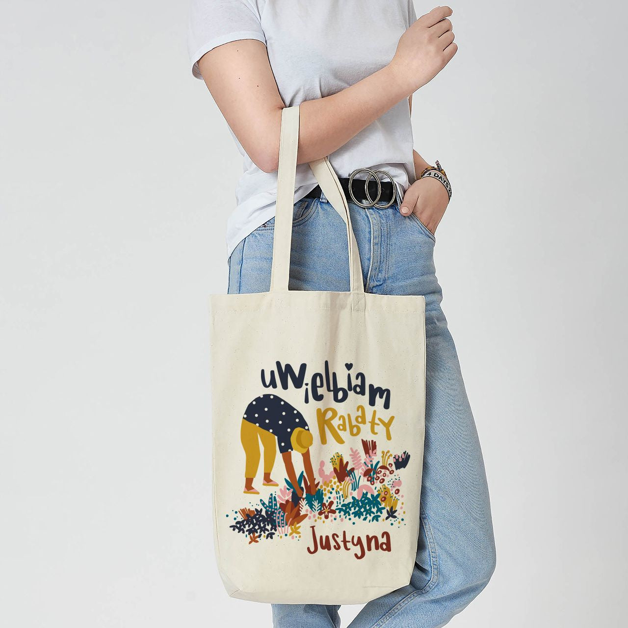 Torba personalizowana dla ogrodniczki torba dla ogrodniczki prezent dla ogrodniczki