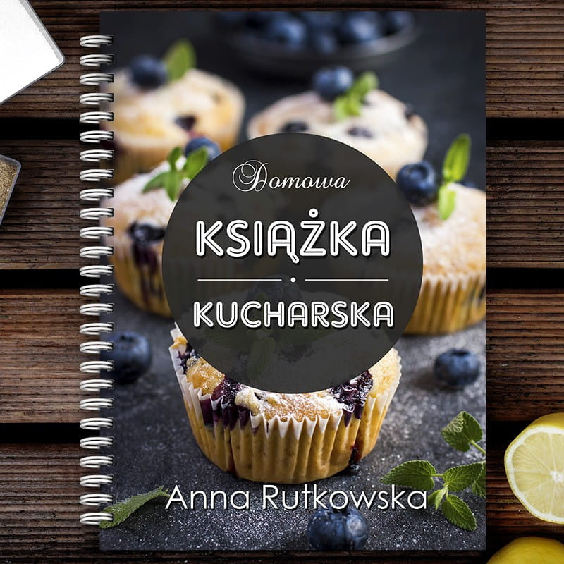 Personalizowany zeszyt na przepisy - ksiązka kucharska dla babci