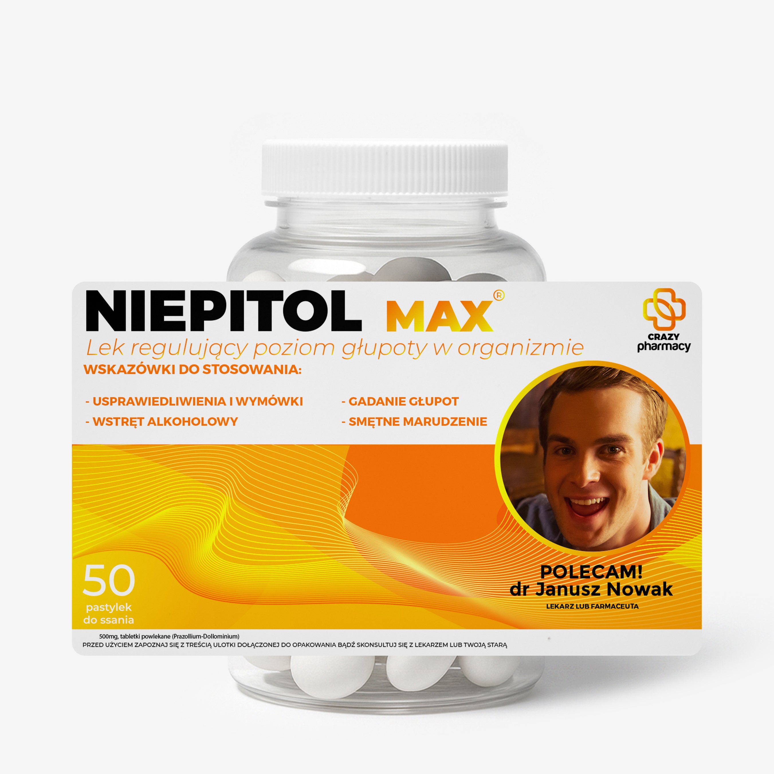 Zestaw cukierków miętowych z etykietą do personalizacji - dla marudy cukierki miętowe personalizowane cukierki